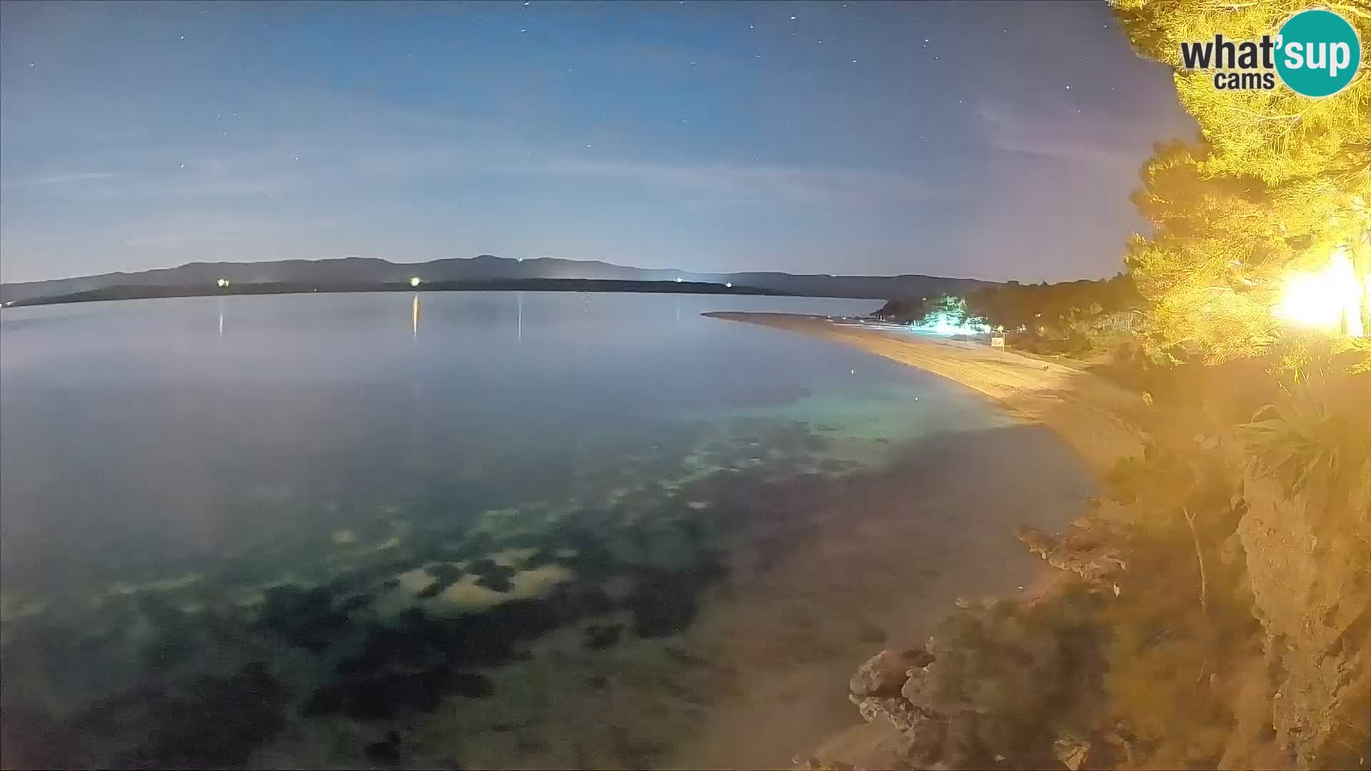 Webcam Bol Zlatni Rat – Vista en vivo desde la isla de Brač