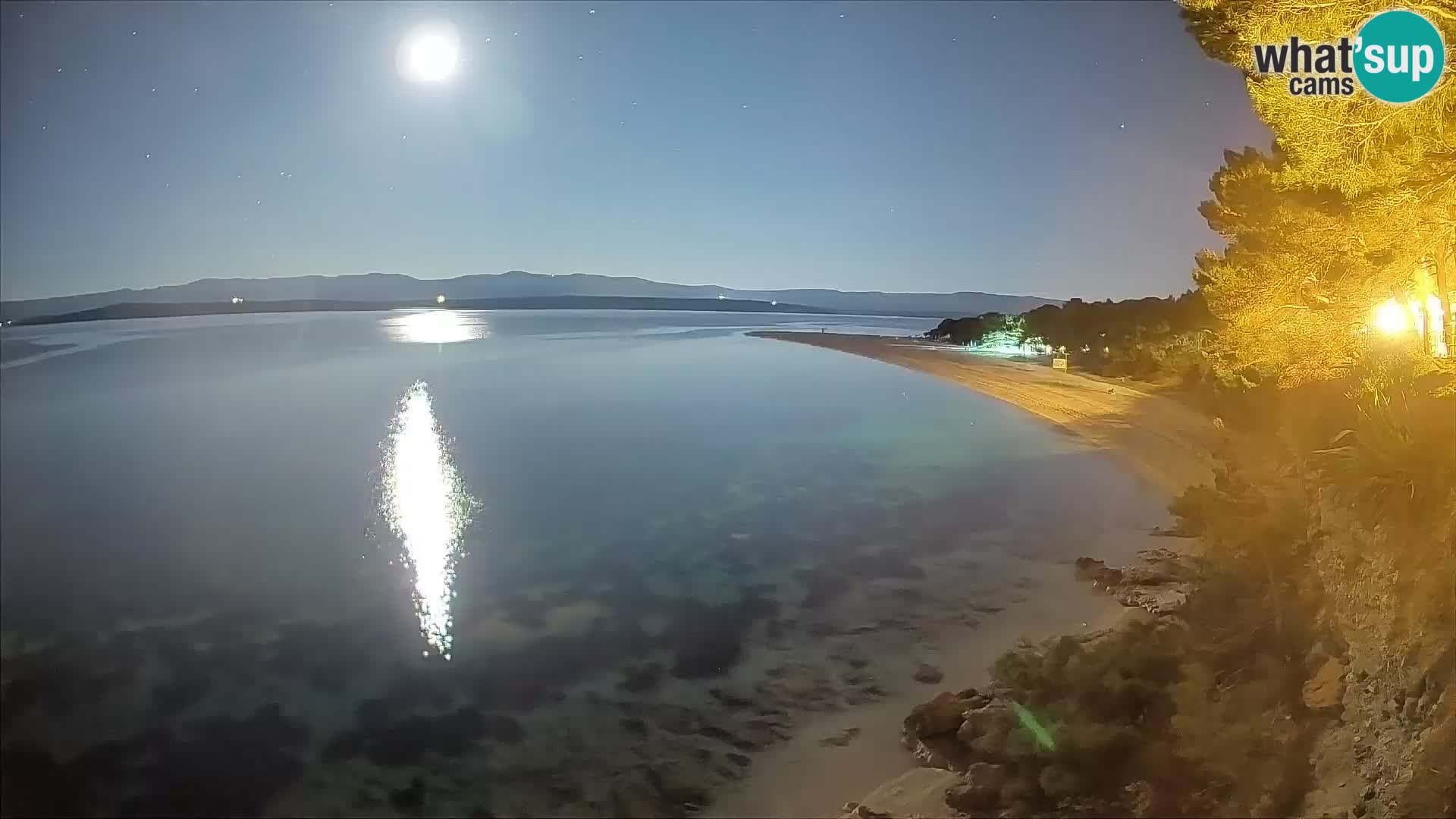 Webcam Bol Zlatni Rat – Vista en vivo desde la isla de Brač