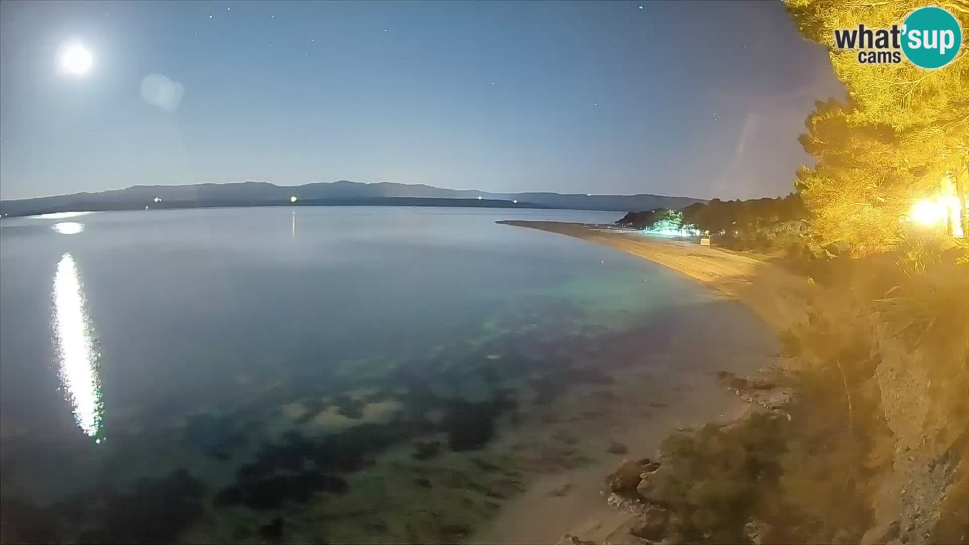Webcam Bol Zlatni Rat – Vista en vivo desde la isla de Brač