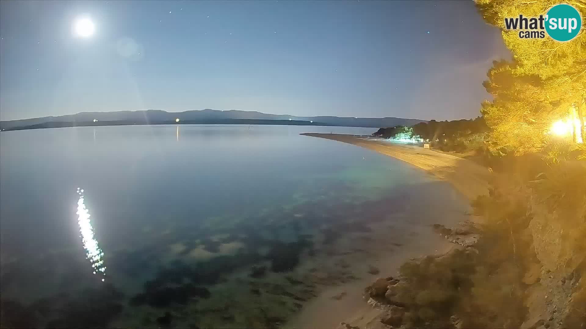 Webcam Bol Zlatni Rat – Vista en vivo desde la isla de Brač