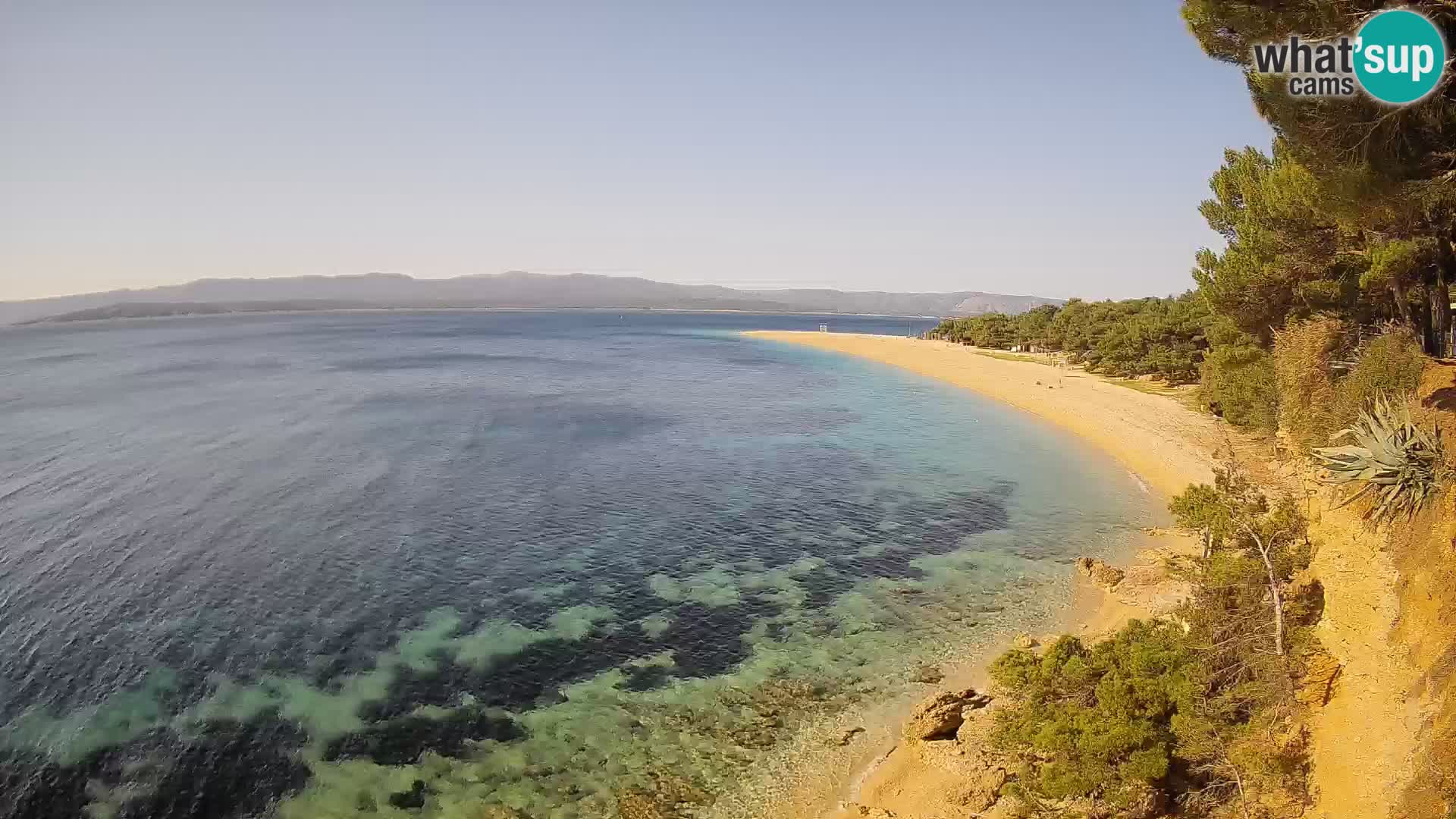 Web kamera Bol Zlatni Rat – Pogled uživo s otoka Brača