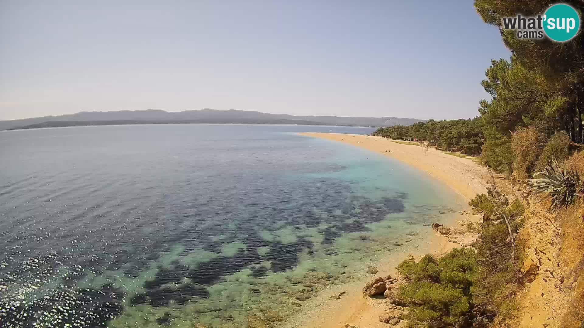 Webcam Bol Zlatni Rat – Vue en direct depuis l’île de Brač