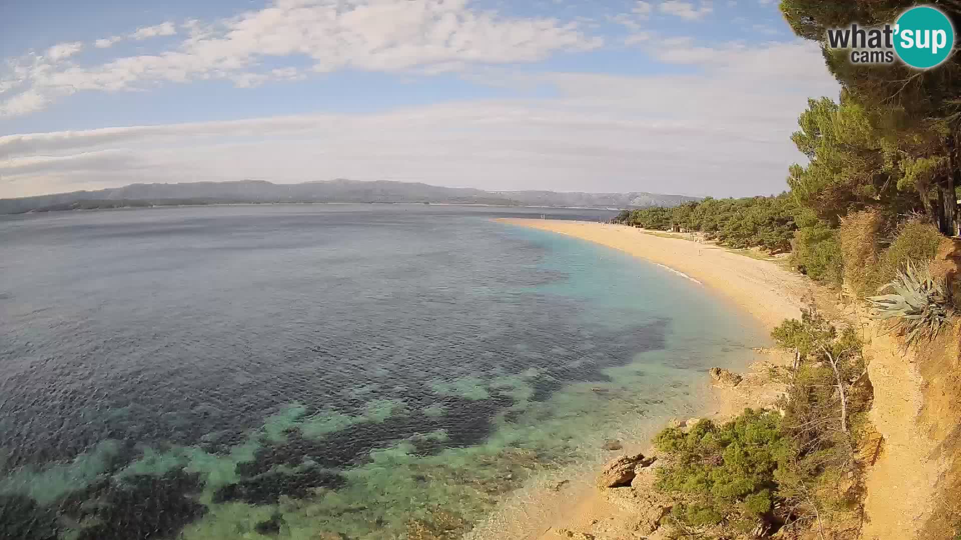 Webcam Bol Zlatni Rat – Vue en direct depuis l’île de Brač