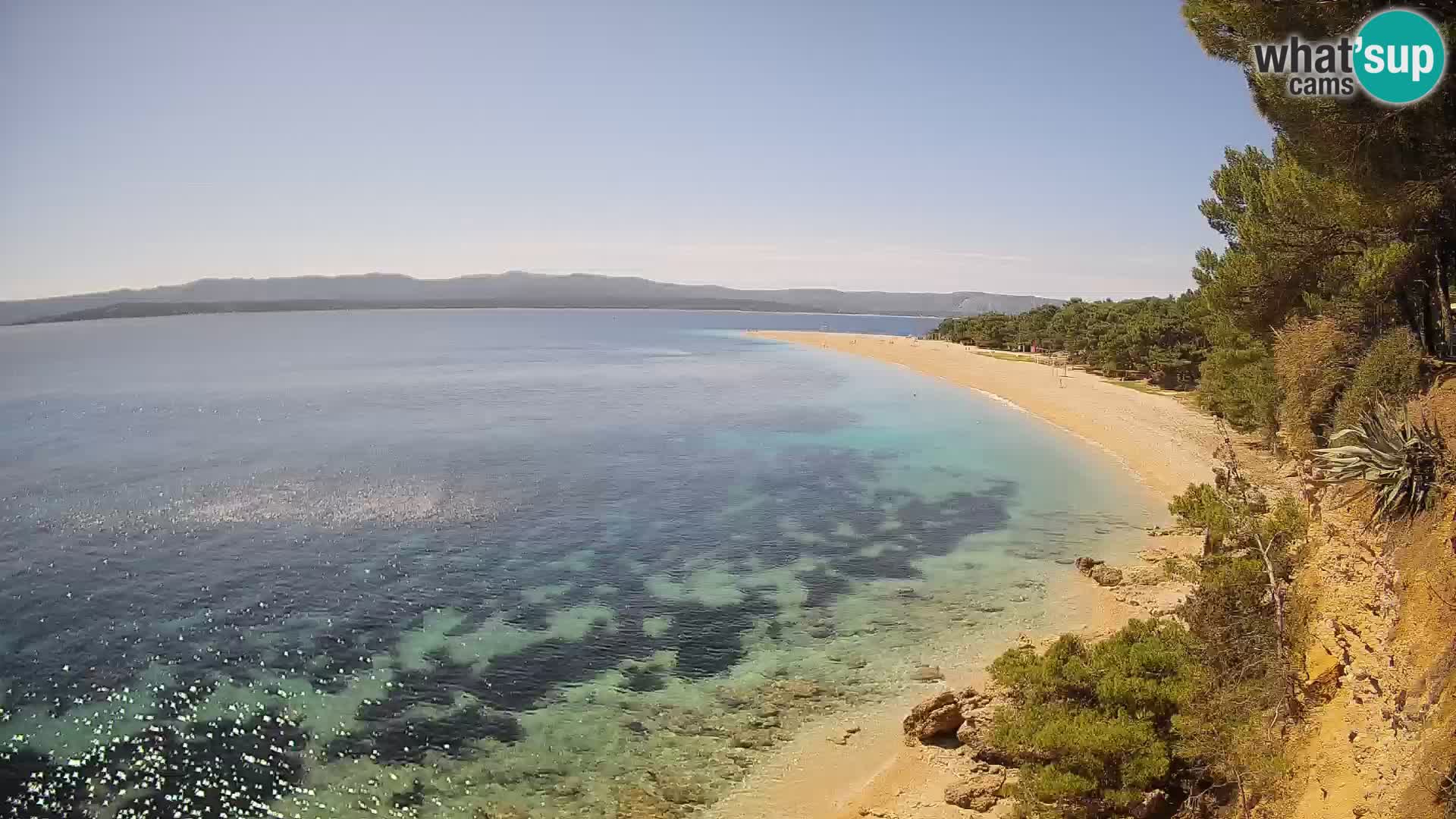 Web kamera Bol Zlatni Rat – Pogled uživo s otoka Brača