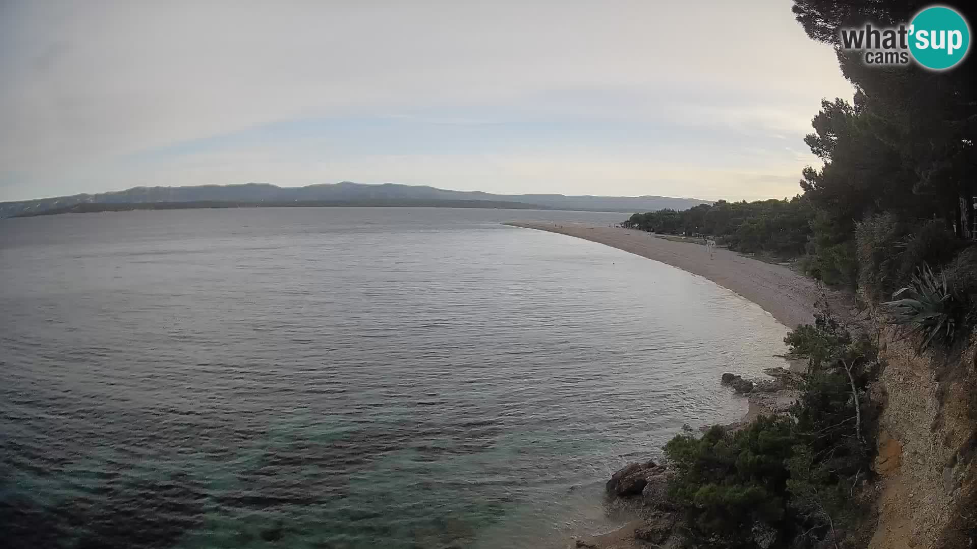 Webcam Zlatni Rat Bol – Liveblick vom berühmten Strand auf Brač