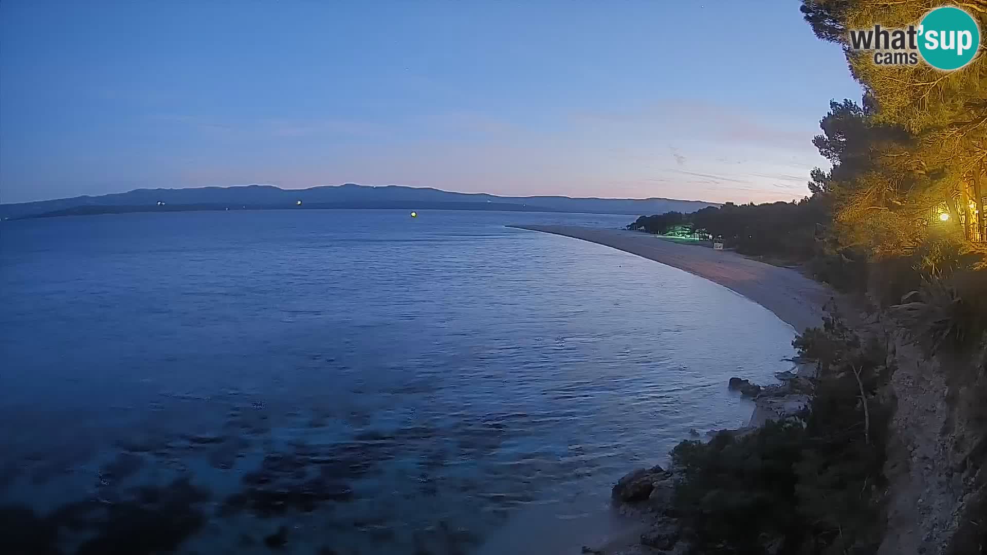 Webcam Bol Zlatni Rat – Vista en vivo desde la isla de Brač