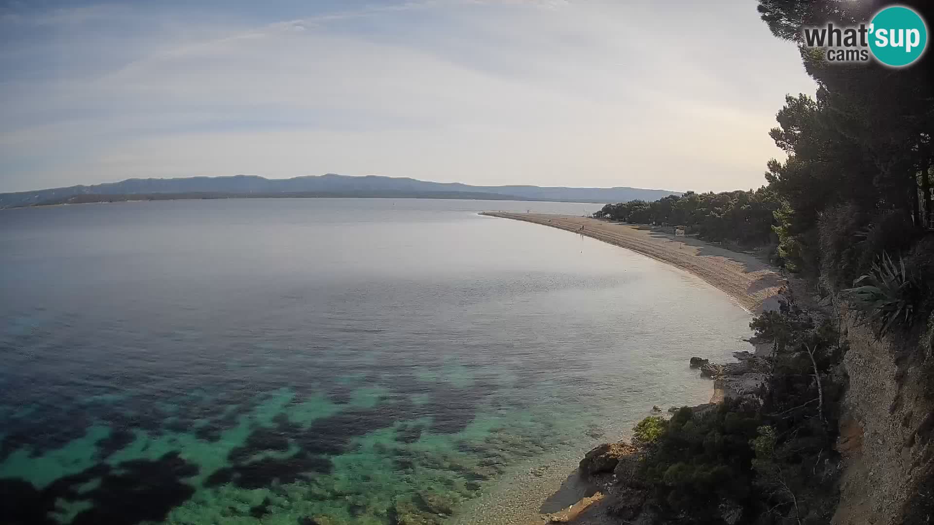 Web kamera Bol Zlatni Rat – Pogled uživo s otoka Brača