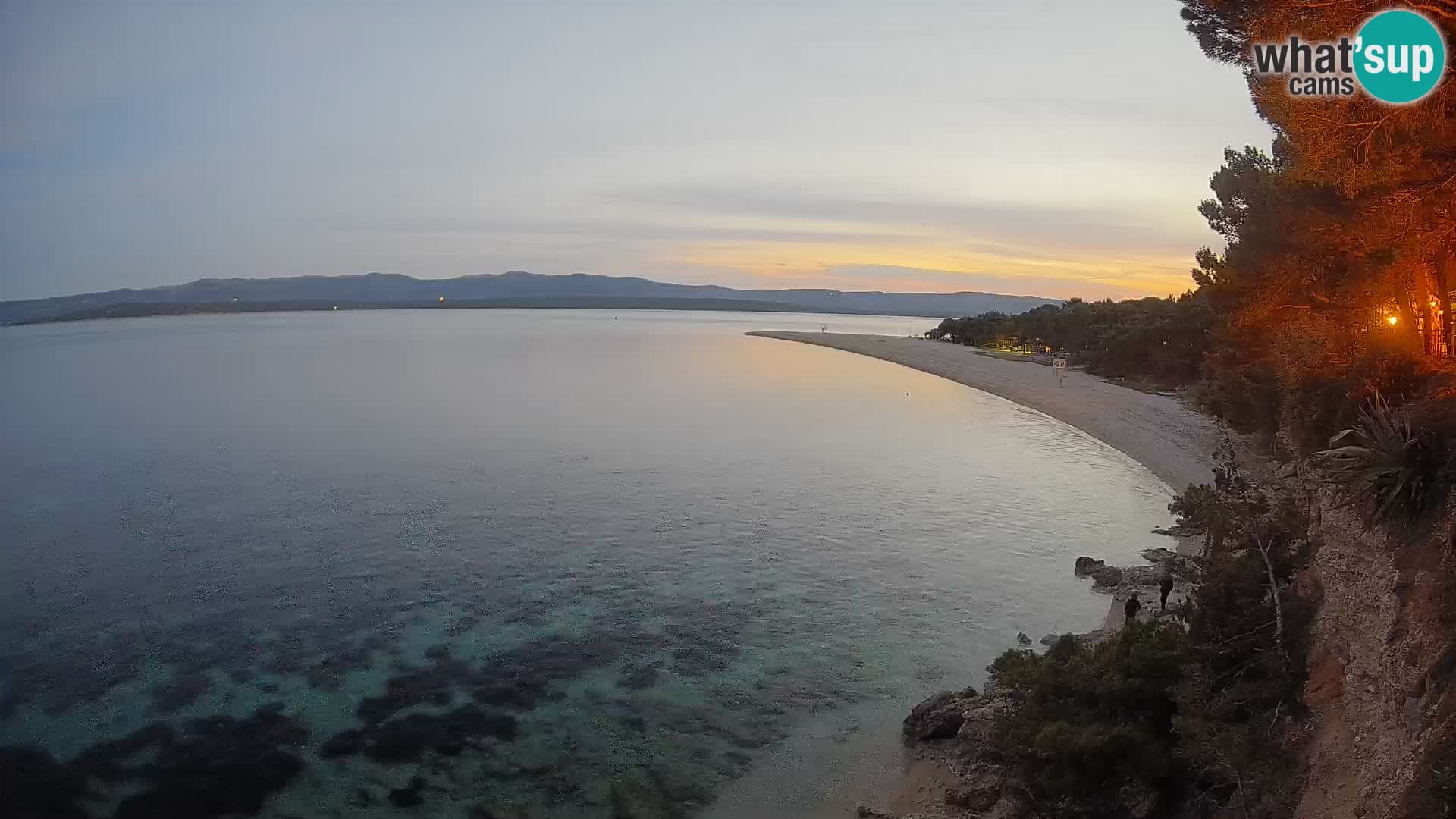 Webcam Bol Zlatni Rat – Vista en vivo desde la isla de Brač