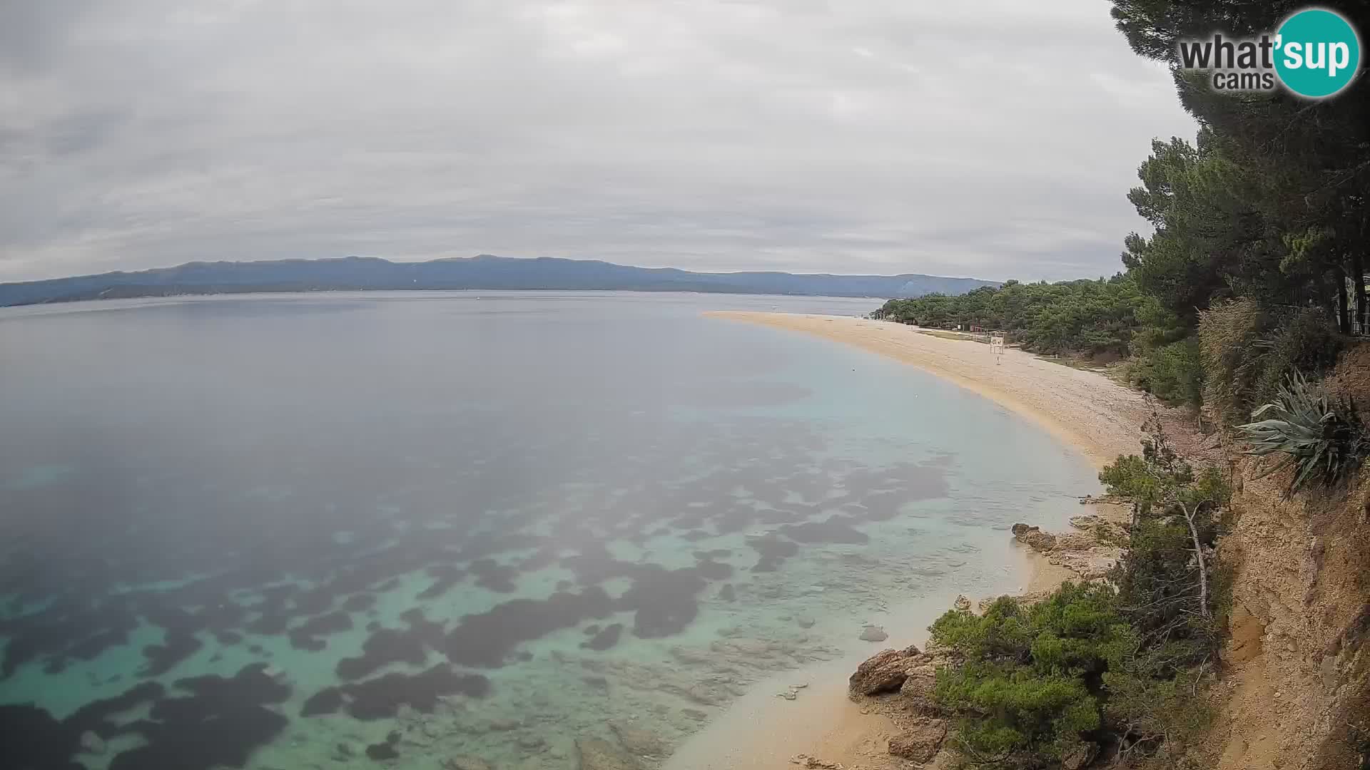 Web kamera Bol Zlatni Rat – Pogled uživo s otoka Brača