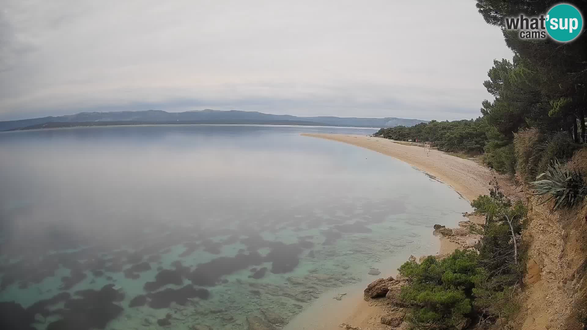 Webcam Zlatni Rat Bol – Liveblick vom berühmten Strand auf Brač