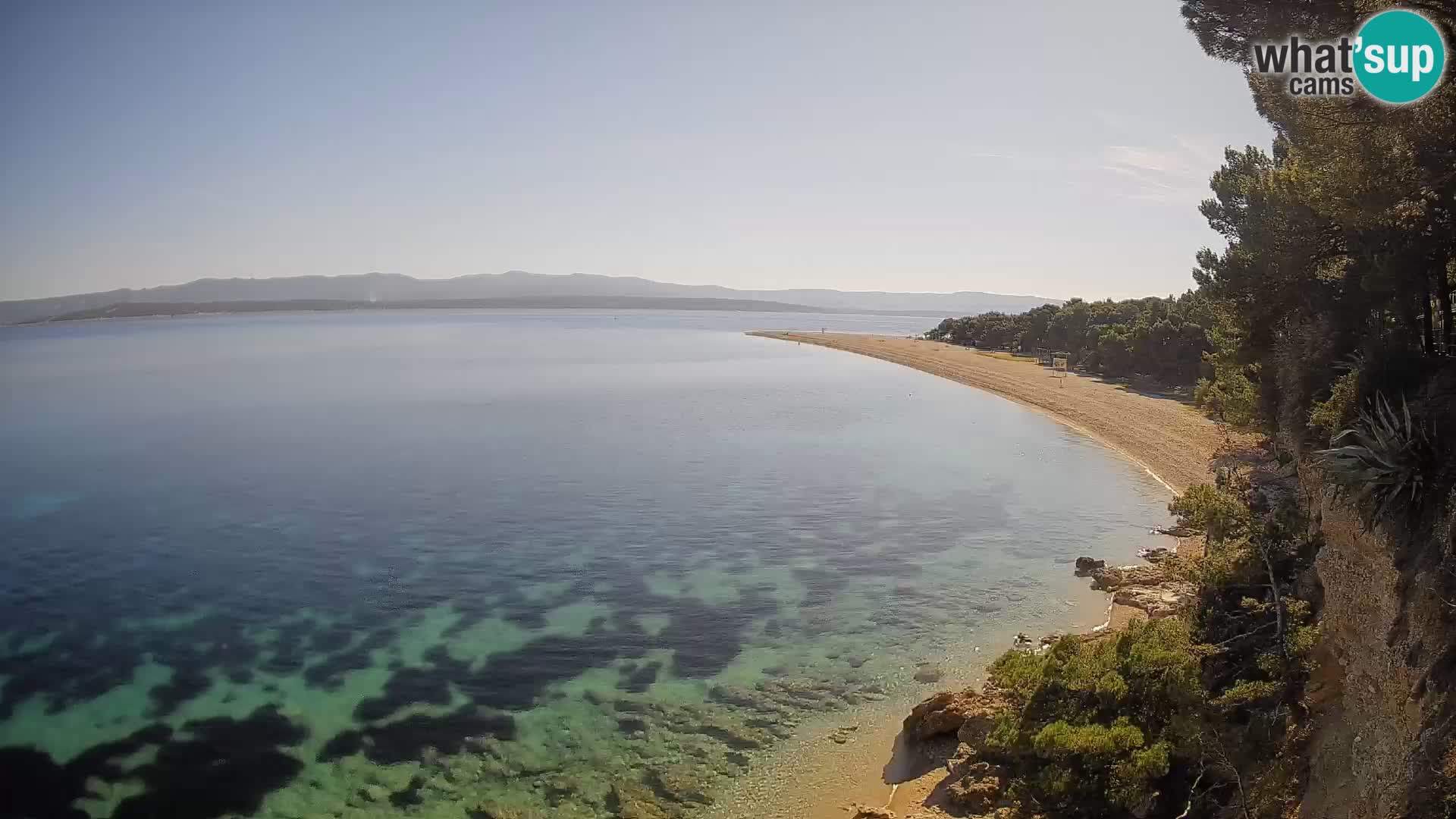Webcam Bol Zlatni Rat – Vue en direct depuis l’île de Brač