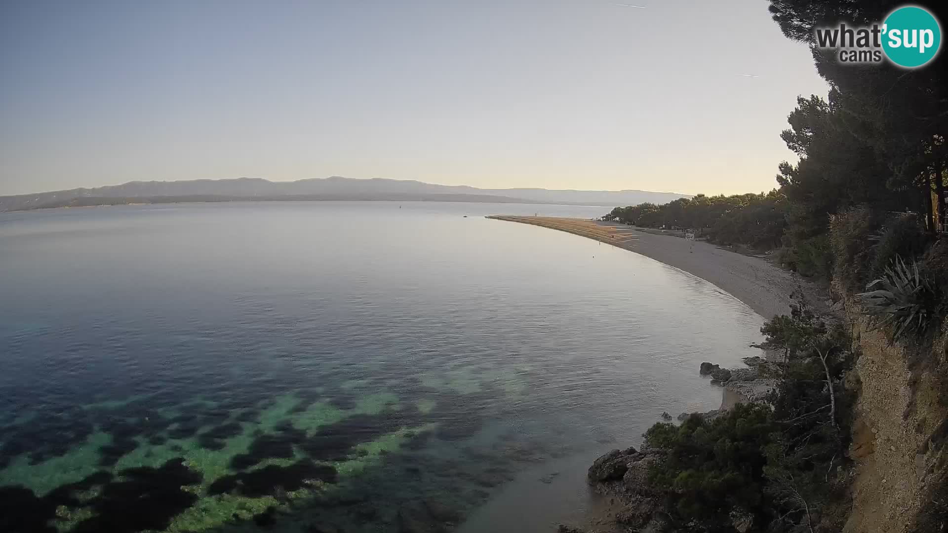 Webcam Bol Zlatni Rat – Vista en vivo desde la isla de Brač