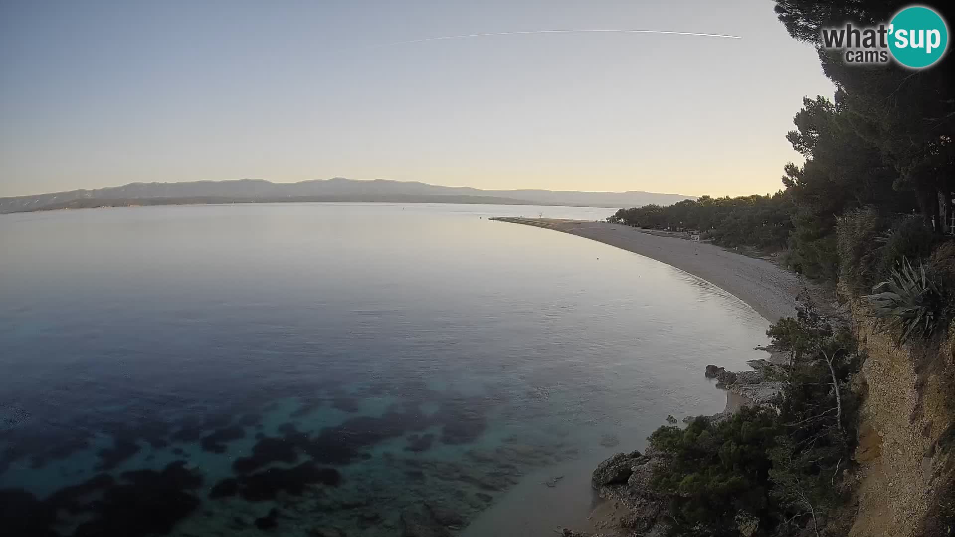 Webcam Zlatni Rat Bol – Liveblick vom berühmten Strand auf Brač