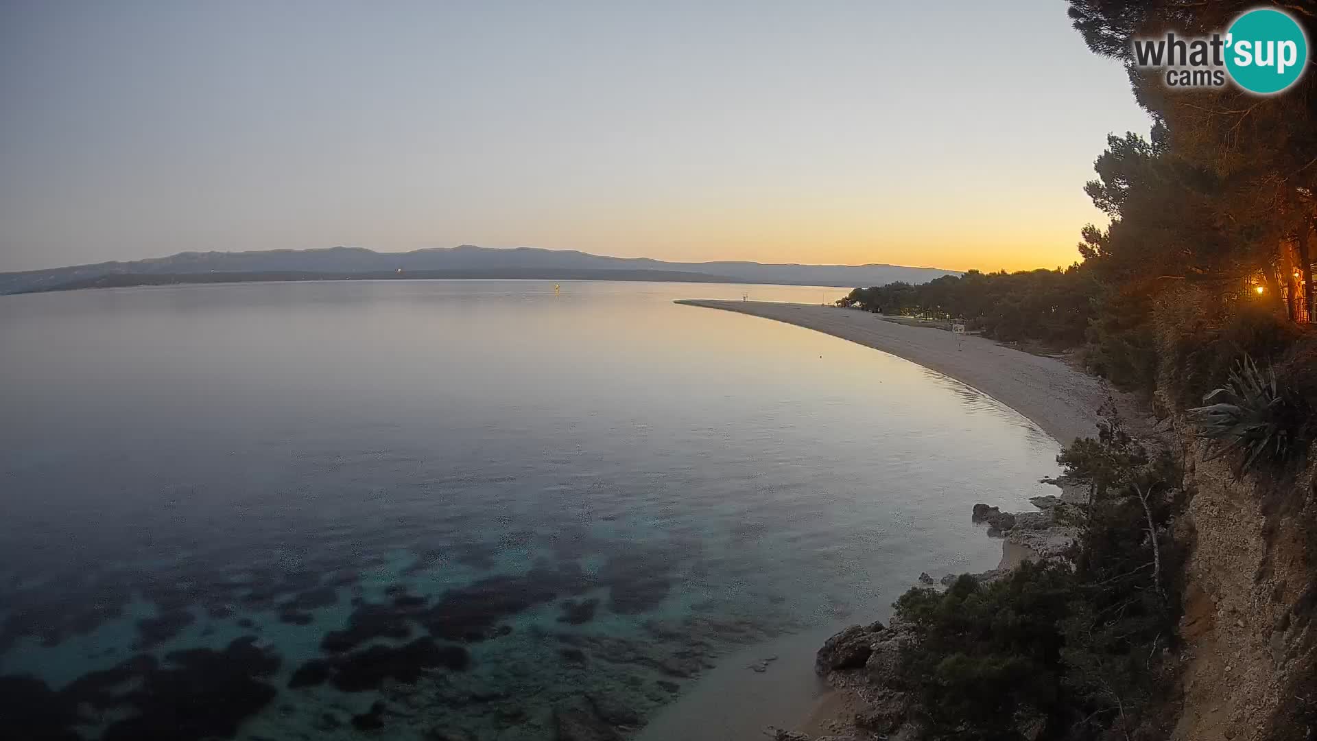 Webcam Bol Zlatni Rat – Vue en direct depuis l’île de Brač