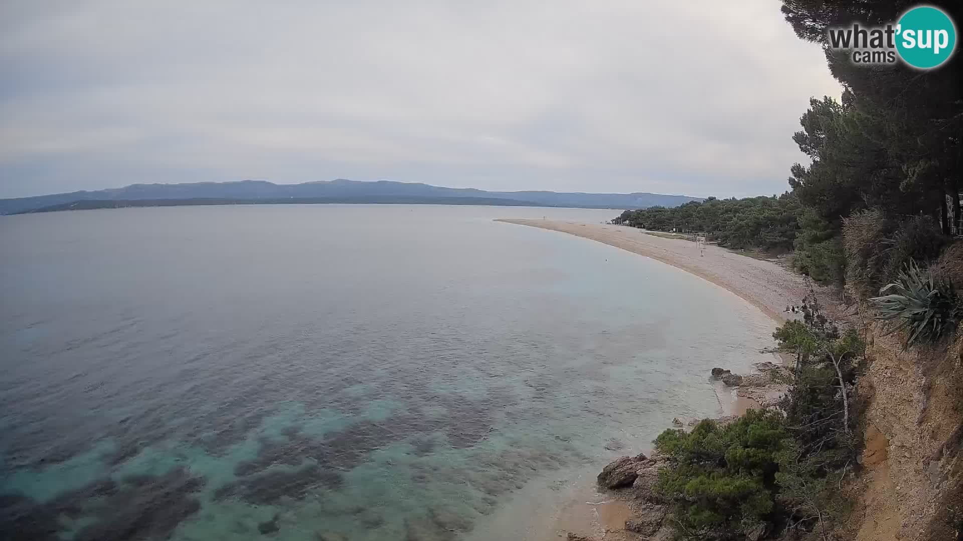 Web kamera Bol Zlatni Rat – Pogled uživo s otoka Brača