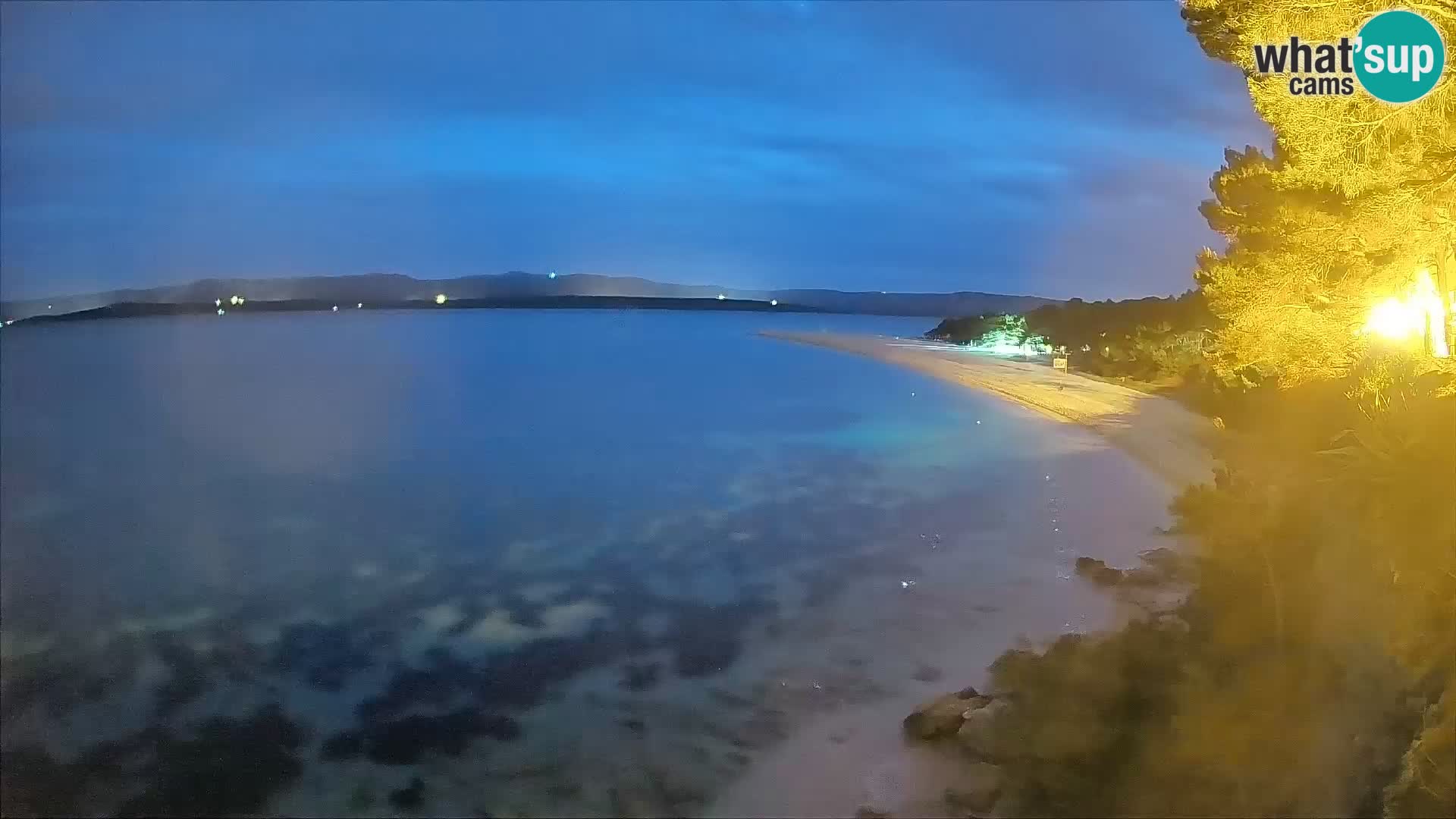 Webcam Bol Zlatni Rat – Vista en vivo desde la isla de Brač