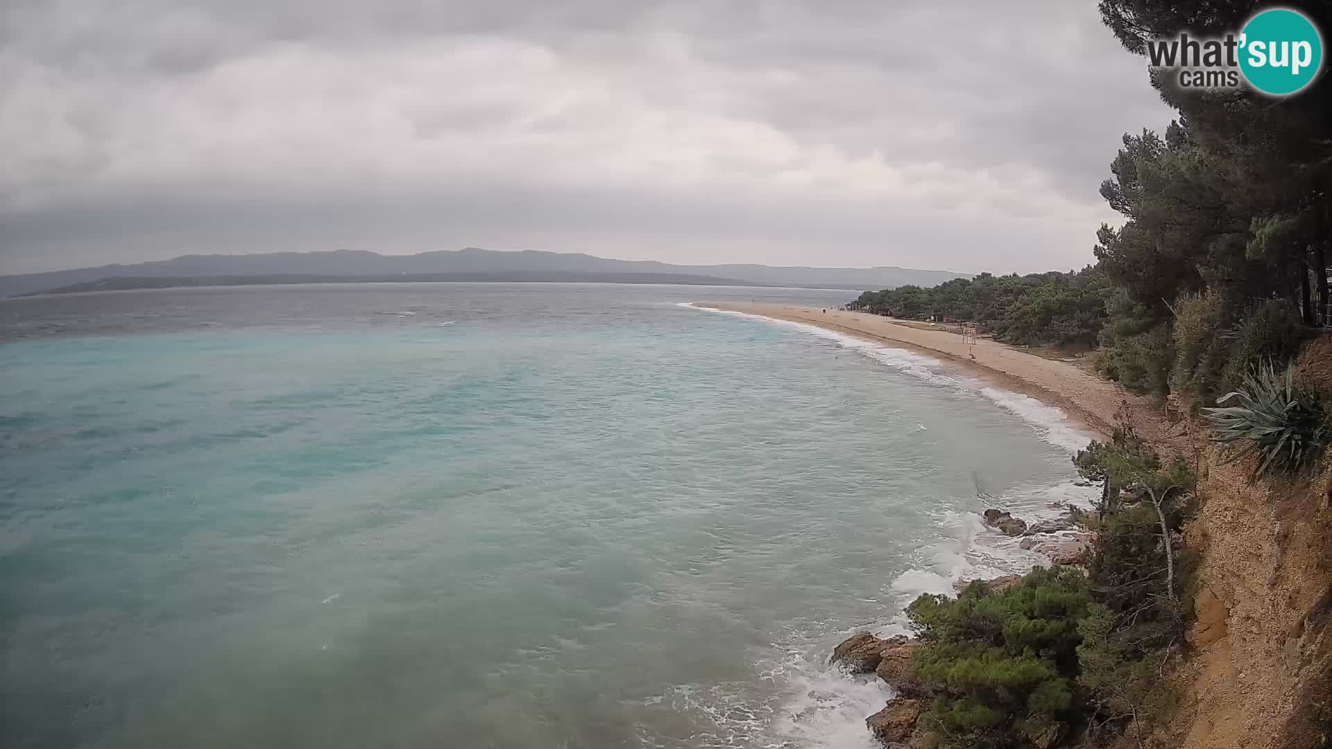 Web kamera Bol Zlatni Rat – Pogled uživo s otoka Brača