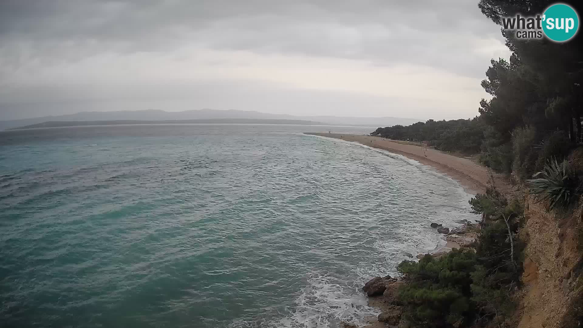 Web kamera Bol Zlatni Rat – Pogled uživo s otoka Brača