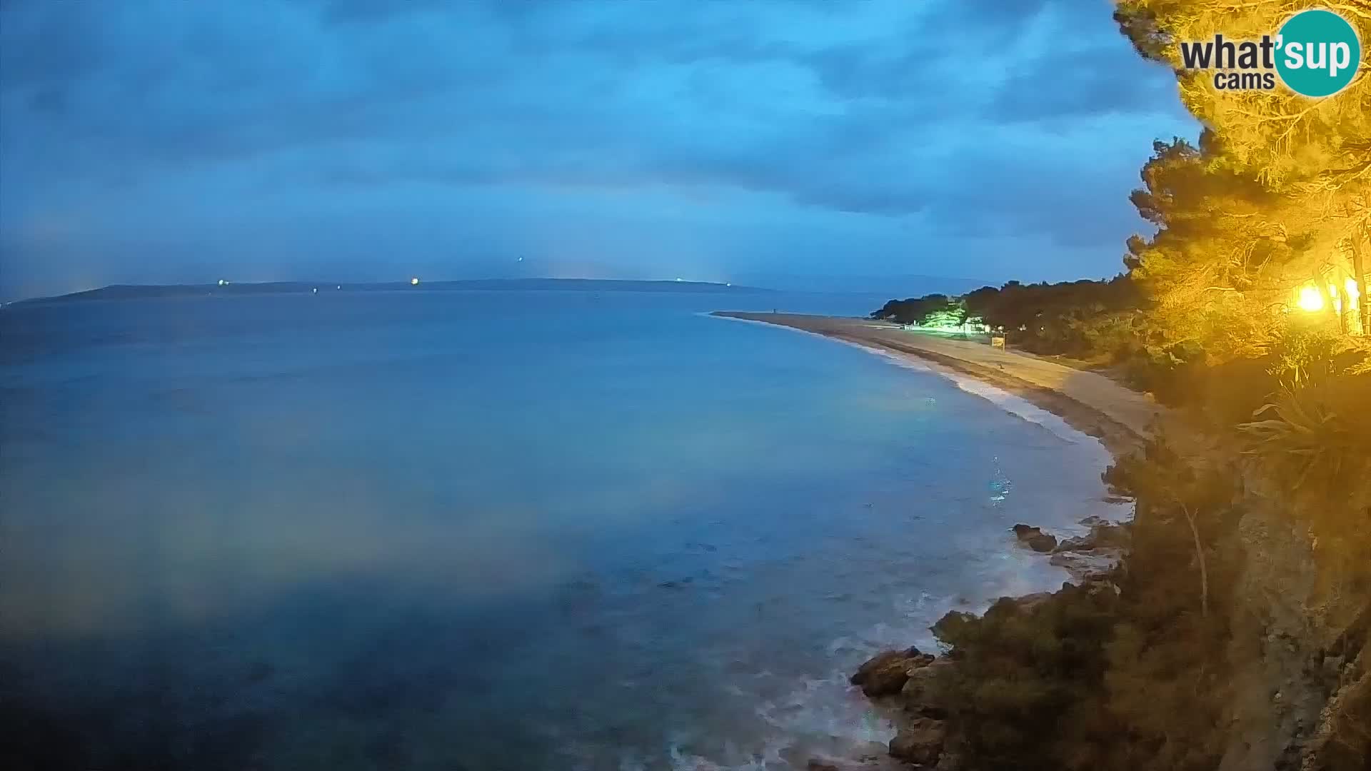 Webcam Zlatni Rat Bol – Liveblick vom berühmten Strand auf Brač