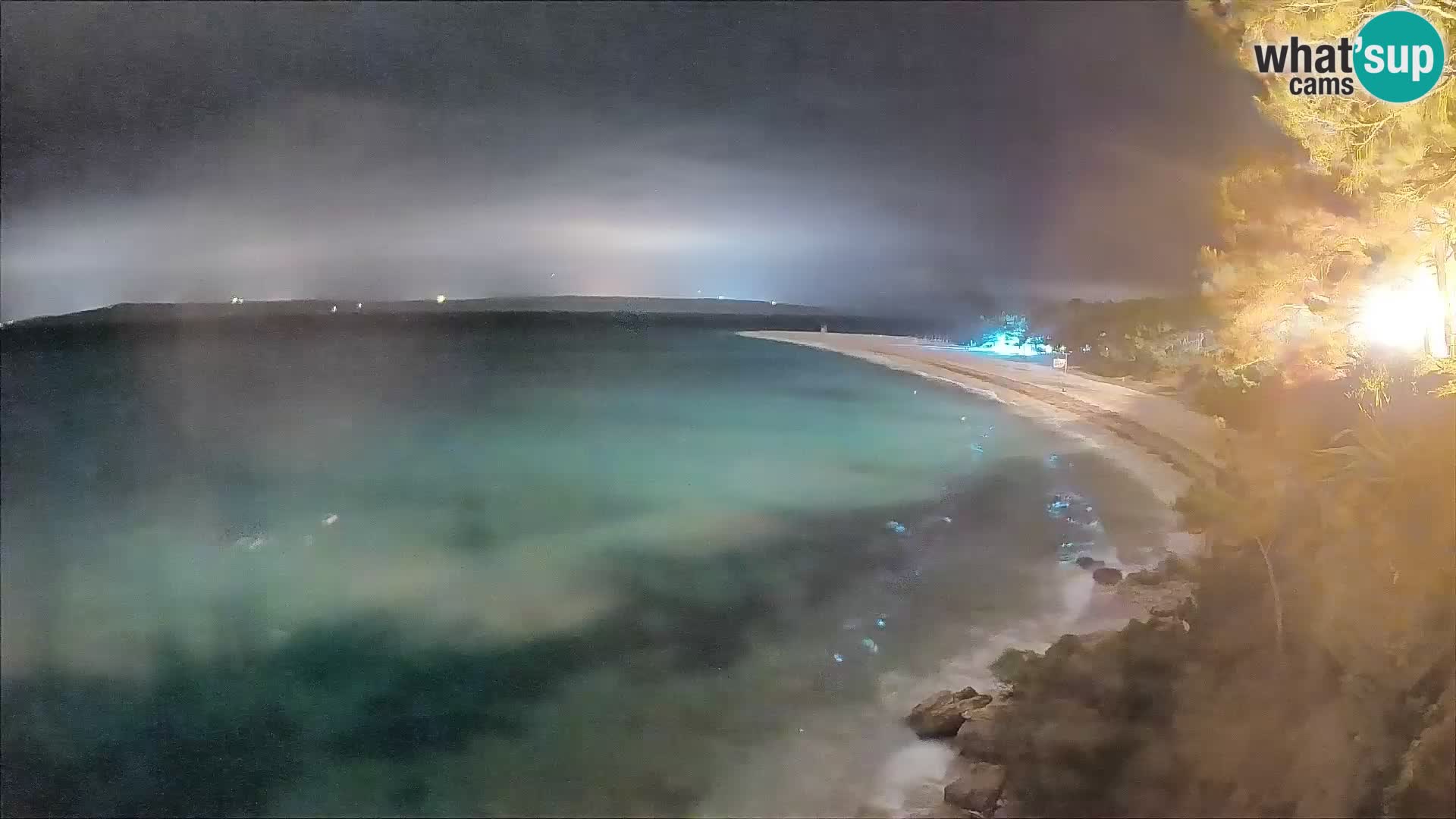 Webcam Bol Zlatni Rat – Vista en vivo desde la isla de Brač