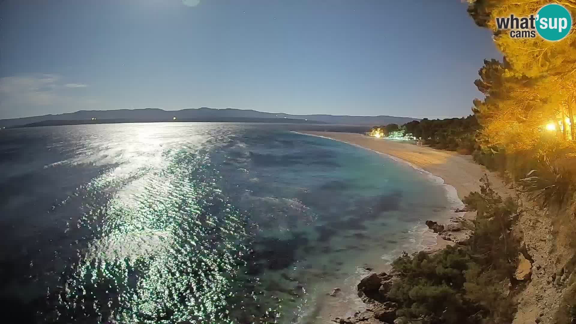 Webcam Zlatni Rat Bol – Liveblick vom berühmten Strand auf Brač