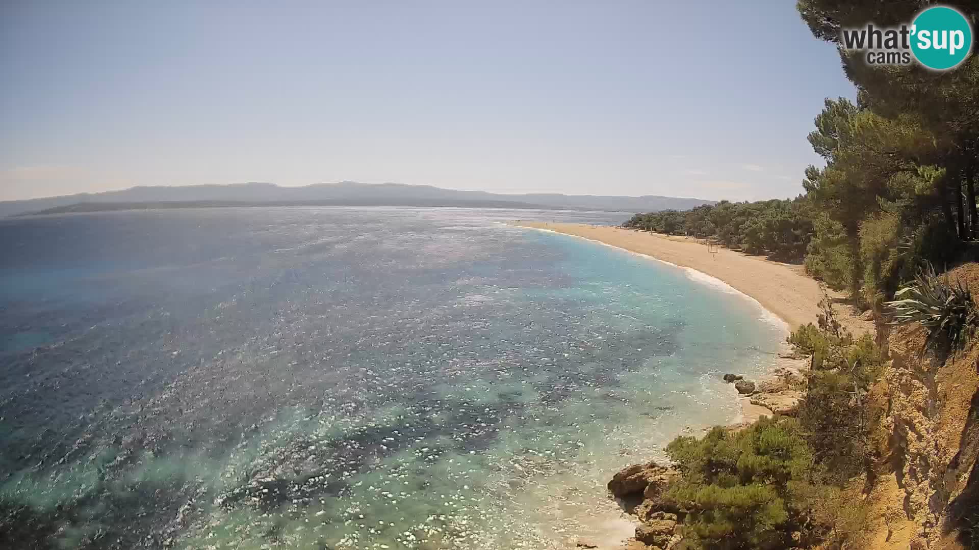 Web kamera Bol Zlatni Rat – Pogled uživo s otoka Brača