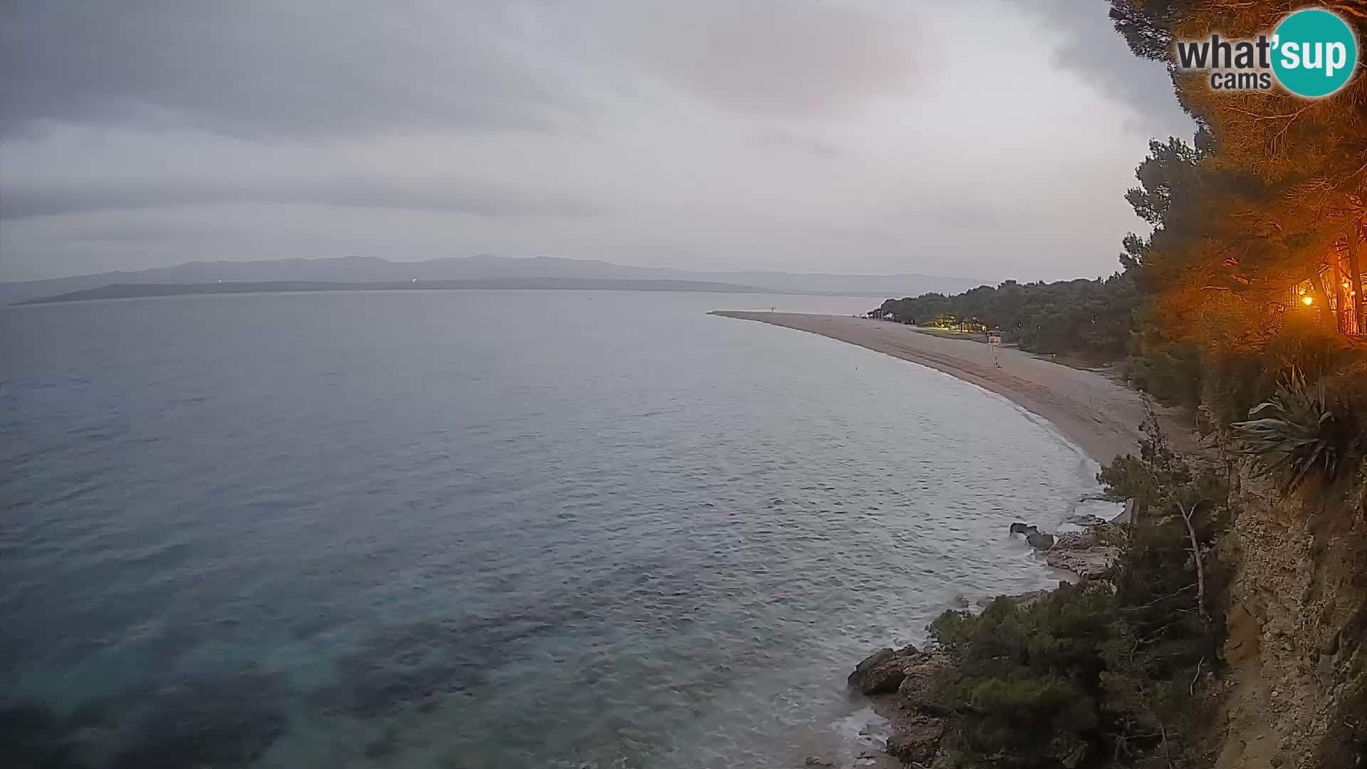 Webcam Zlatni Rat Bol – Liveblick vom berühmten Strand auf Brač