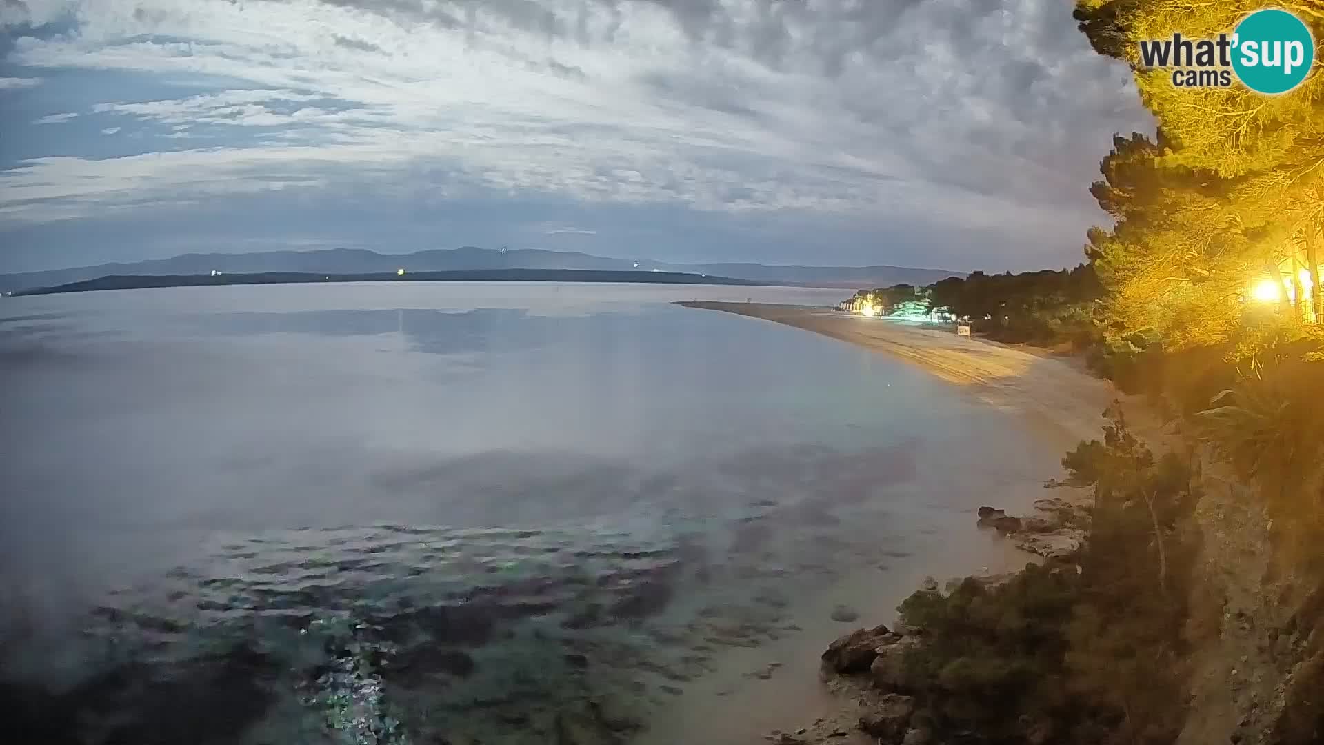 Webcam Bol Zlatni Rat – Vista en vivo desde la isla de Brač