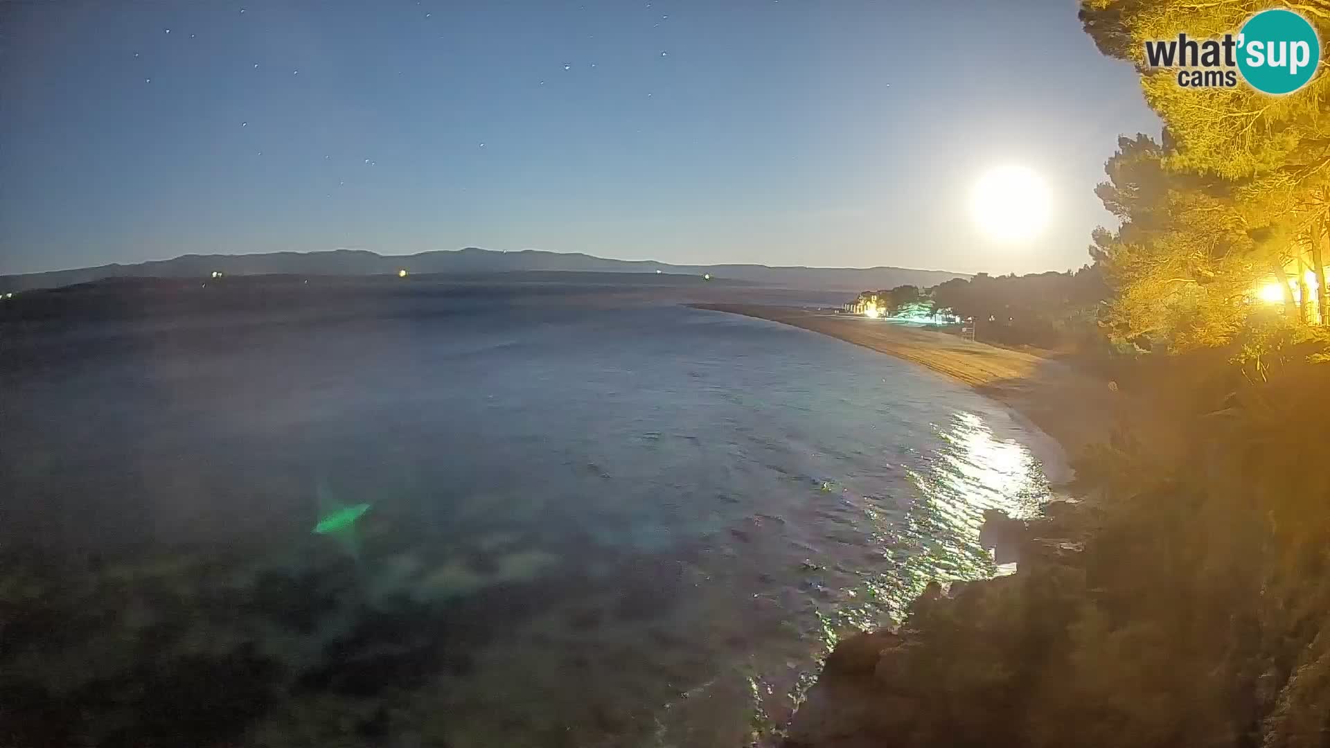 Webcam Bol Zlatni Rat – Vista en vivo desde la isla de Brač