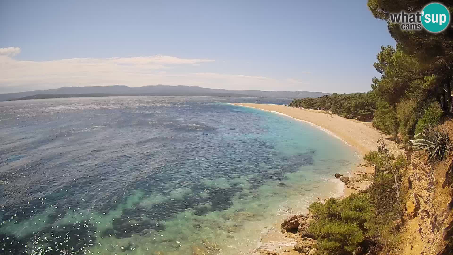 Webcam Bol Zlatni Rat – Live View from Brač Island