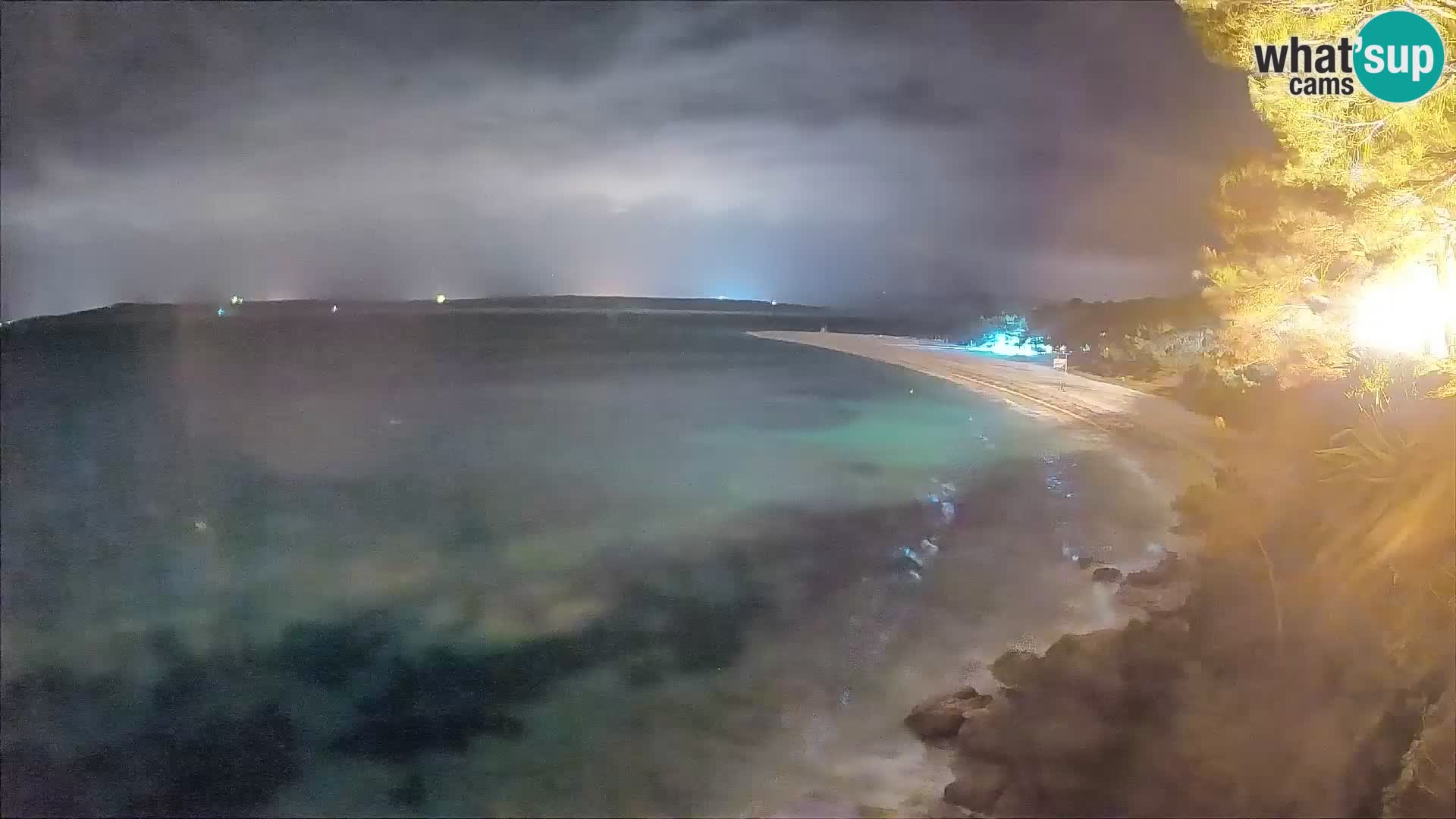 Webcam Bol Zlatni Rat – Vista en vivo desde la isla de Brač