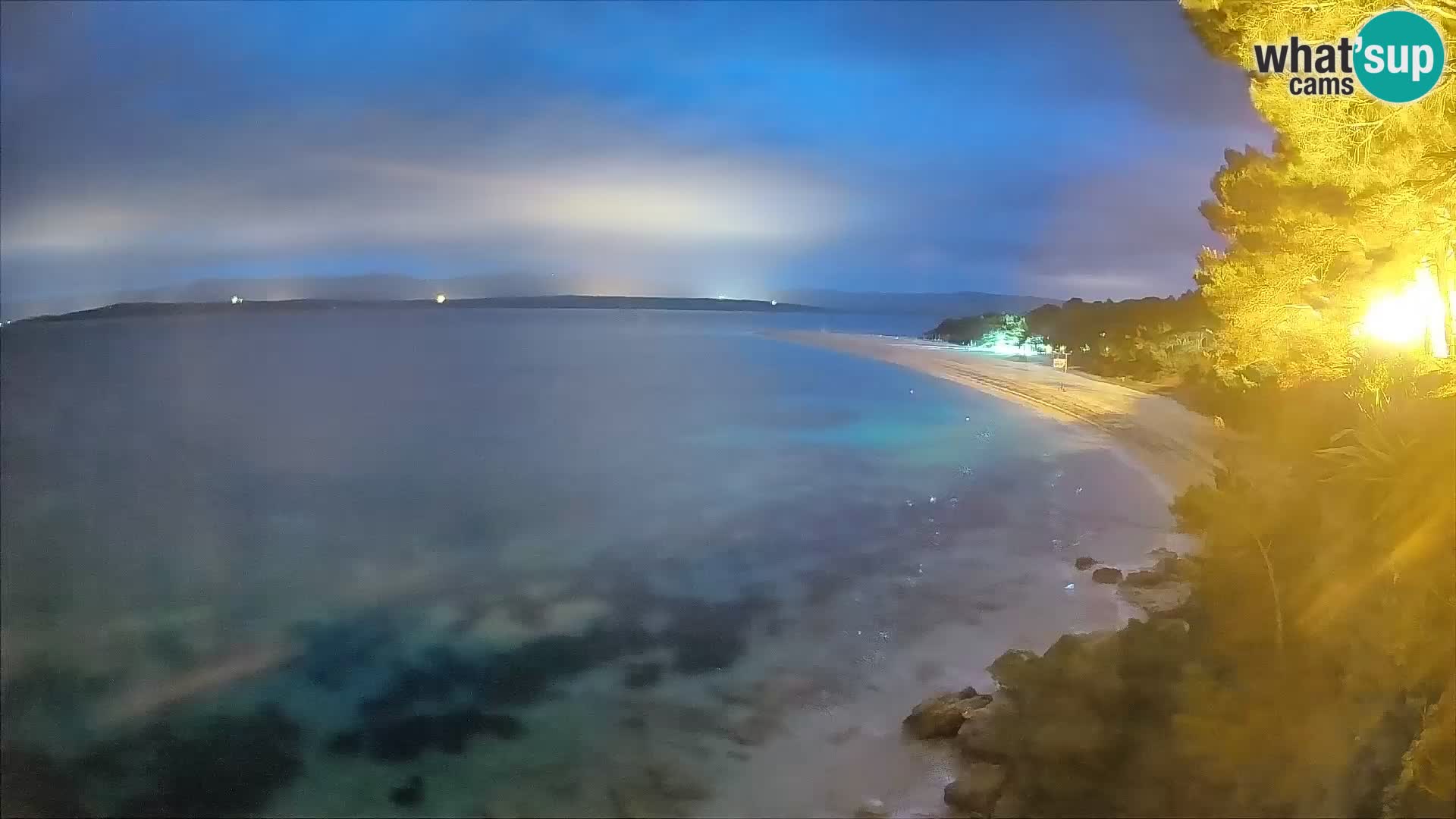 Webcam Bol Zlatni Rat – Vista en vivo desde la isla de Brač