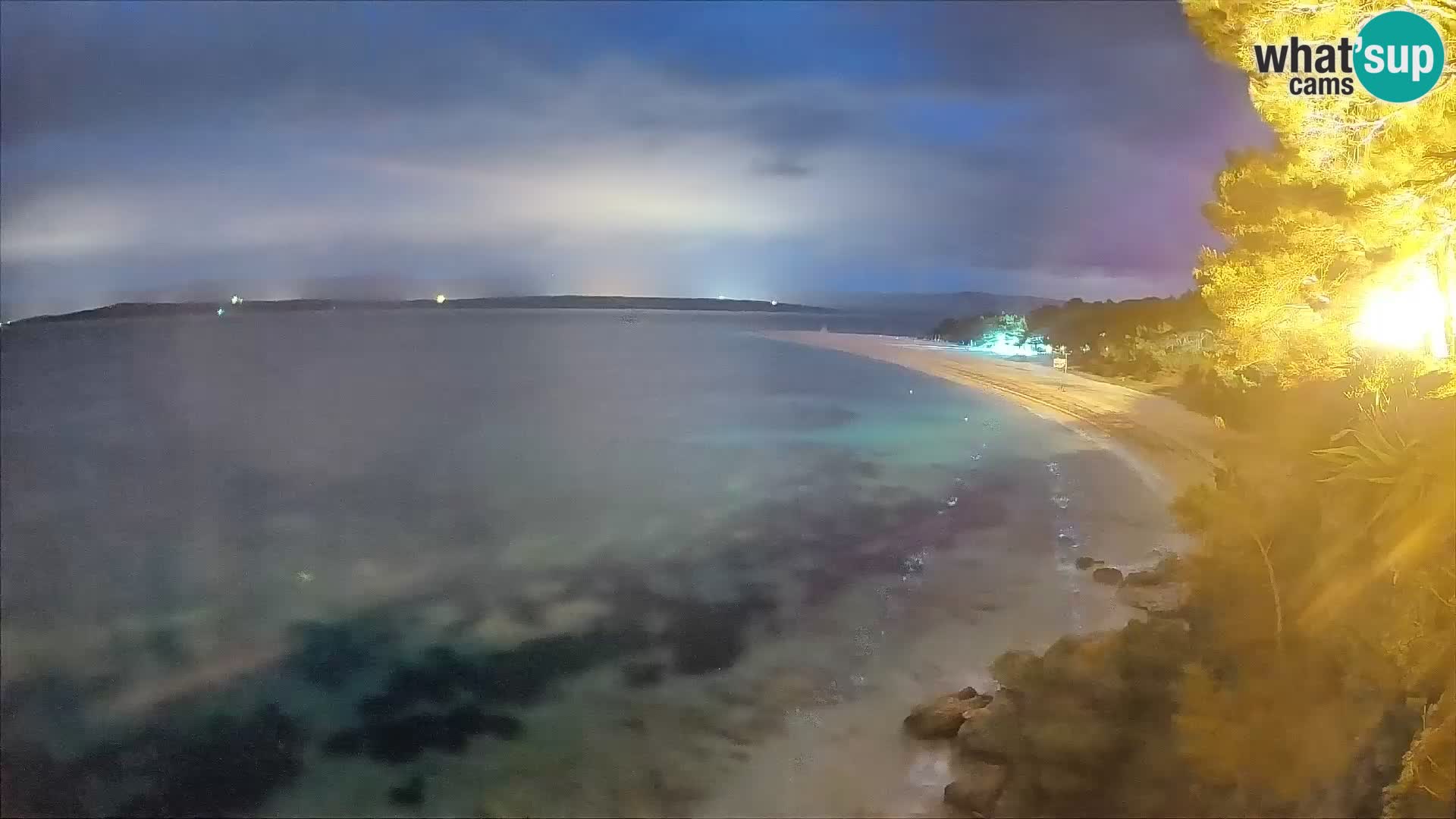 Webcam Bol Zlatni Rat – Vista en vivo desde la isla de Brač