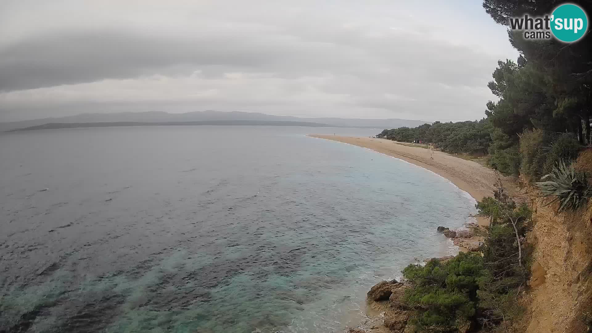 Web kamera Bol Zlatni Rat – Pogled uživo s otoka Brača