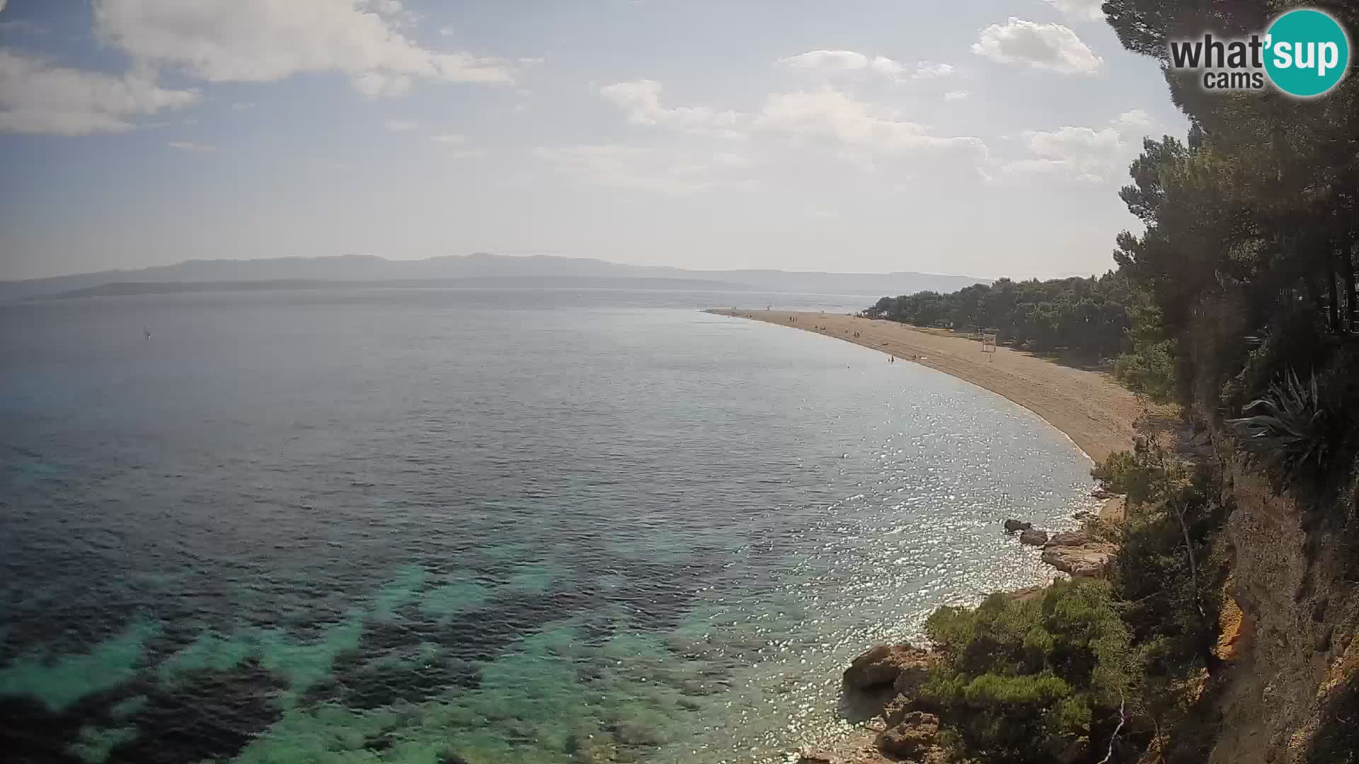 Webcam Bol Zlatni Rat – Vue en direct depuis l’île de Brač