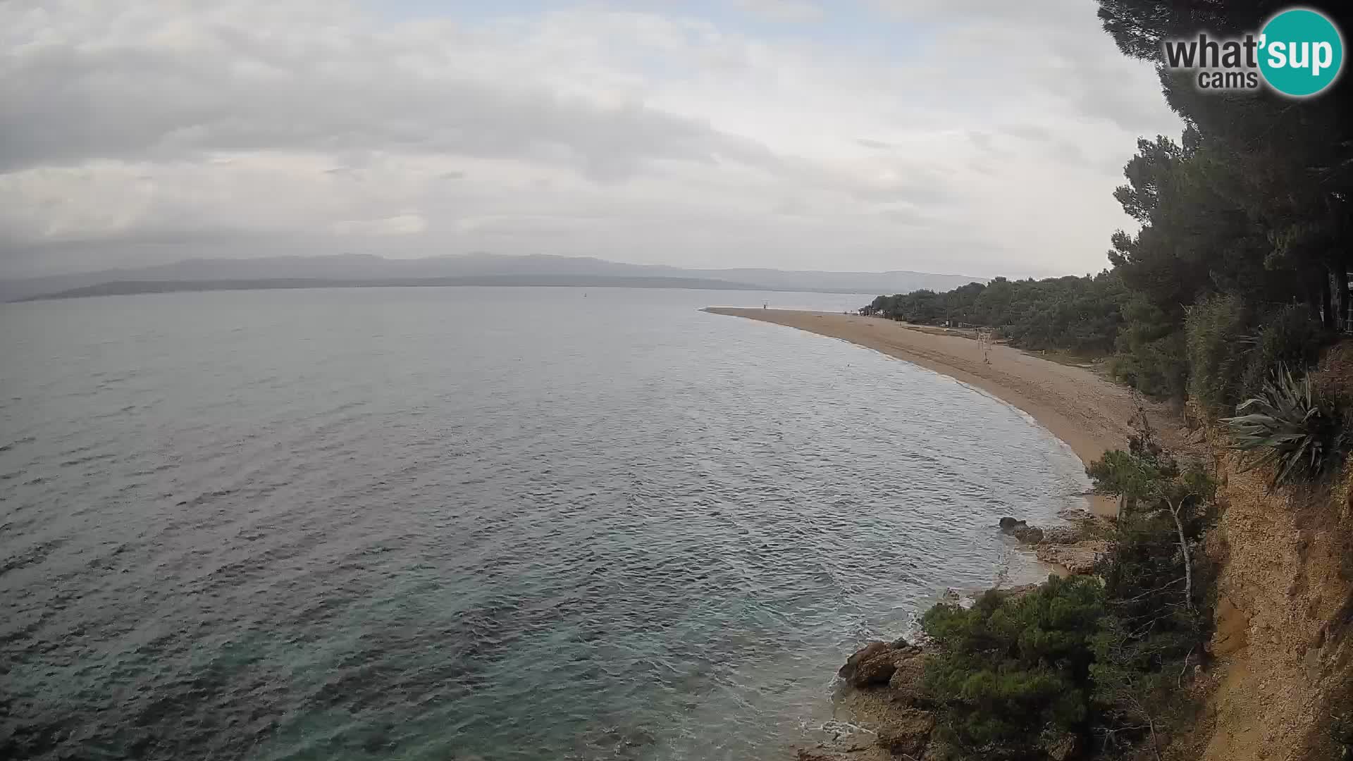 Web kamera Bol Zlatni Rat – Pogled uživo s otoka Brača