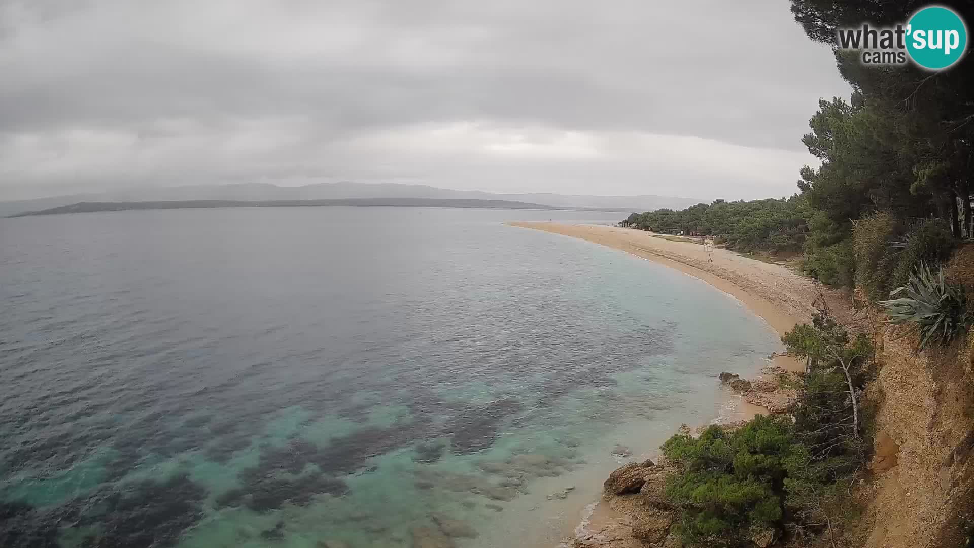 Web kamera Bol Zlatni Rat – Pogled uživo s otoka Brača