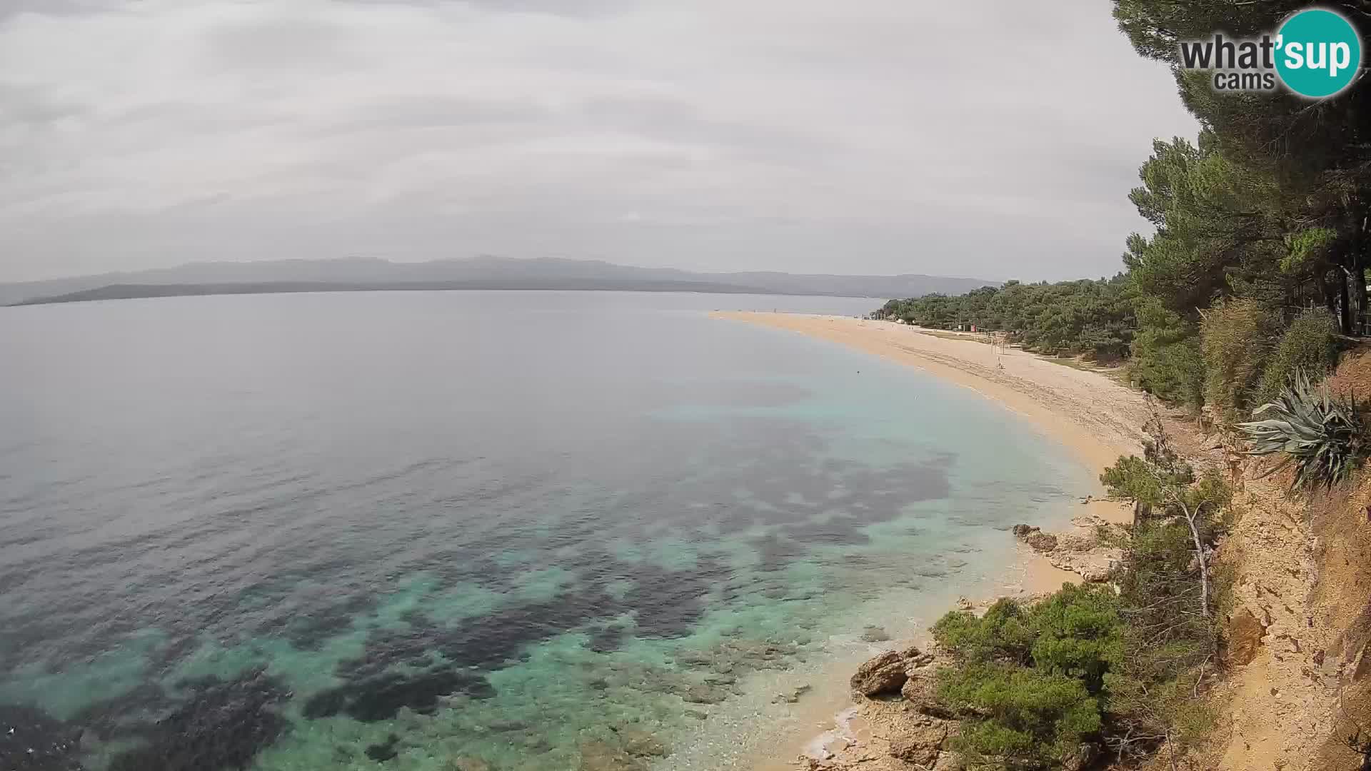 Web kamera Bol Zlatni Rat – Pogled uživo s otoka Brača