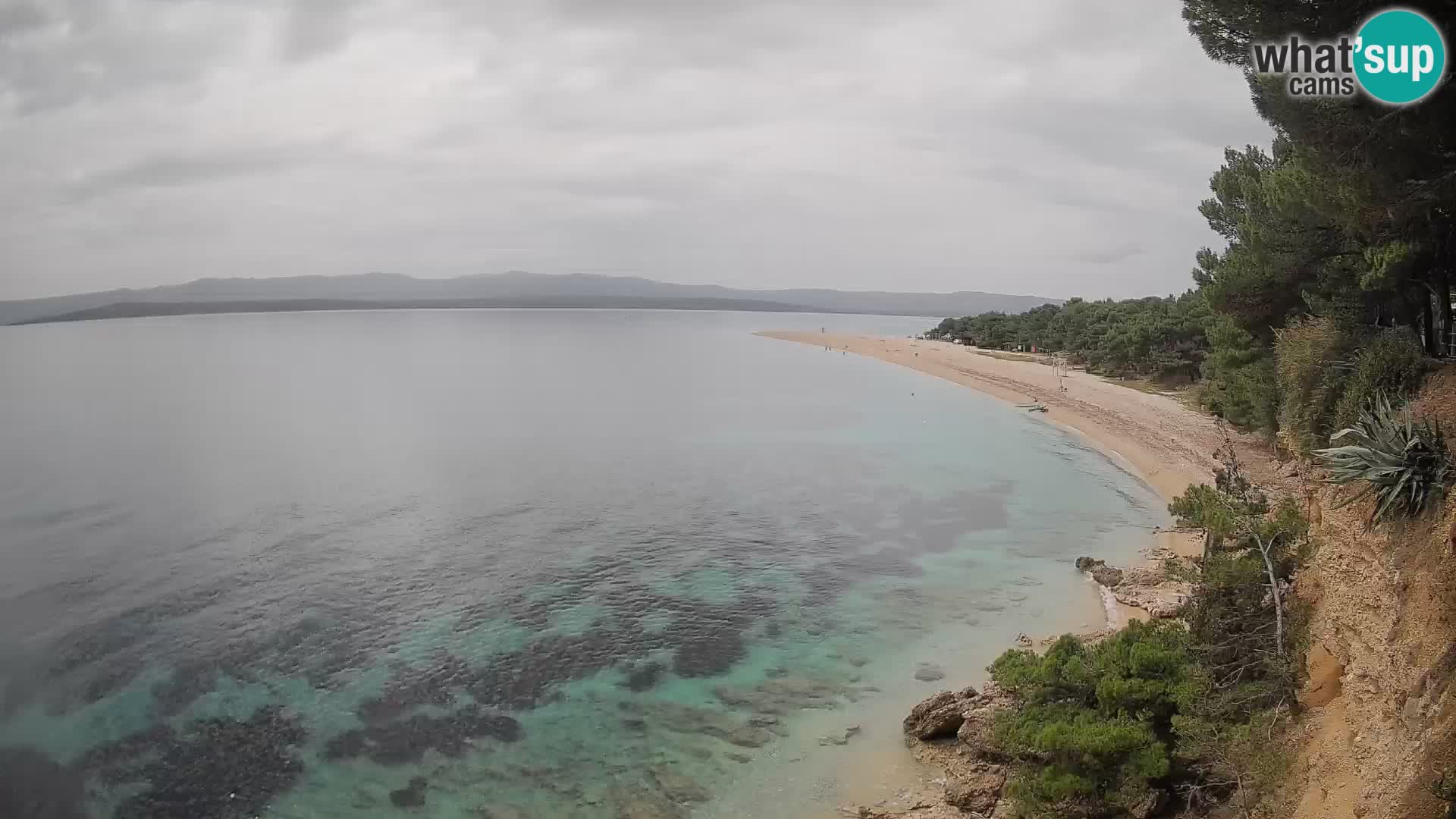 Web kamera Bol Zlatni Rat – Pogled uživo s otoka Brača