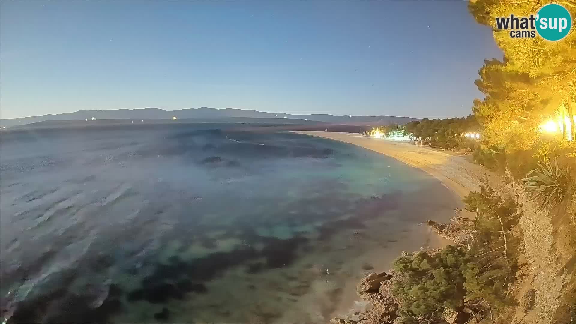 Webcam Zlatni Rat Bol – Liveblick vom berühmten Strand auf Brač