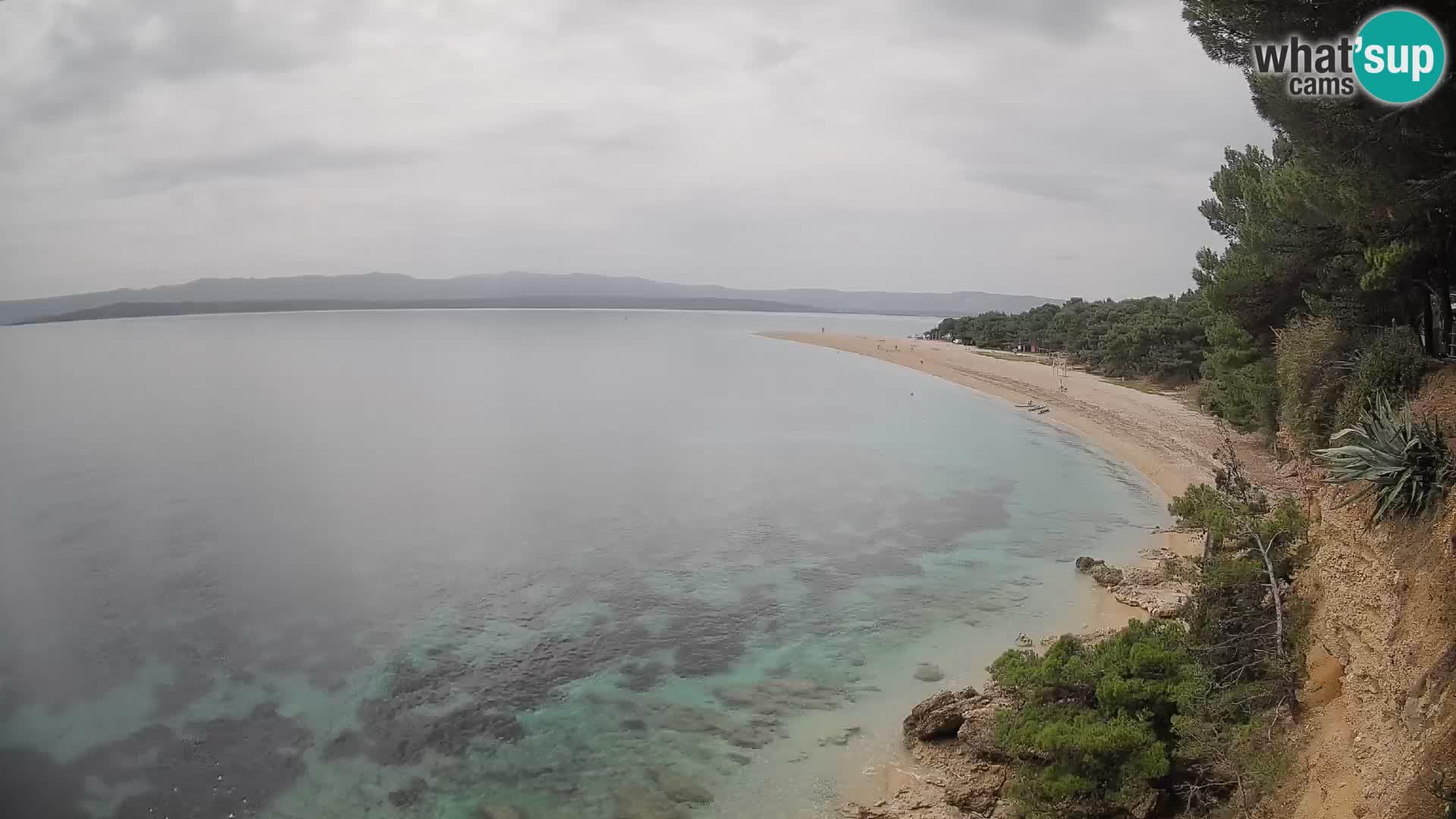 Web kamera Bol Zlatni Rat – Pogled uživo s otoka Brača