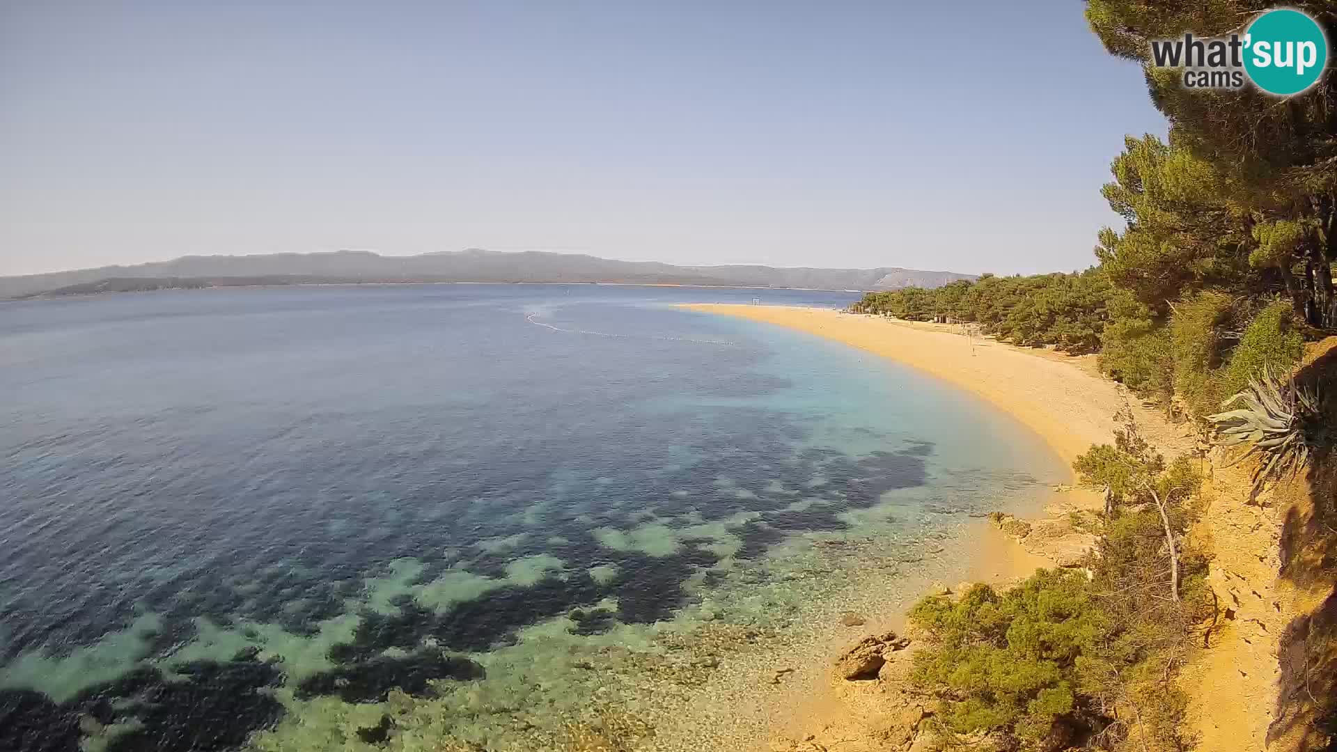 Webcam Bol Zlatni Rat – Vue en direct depuis l’île de Brač