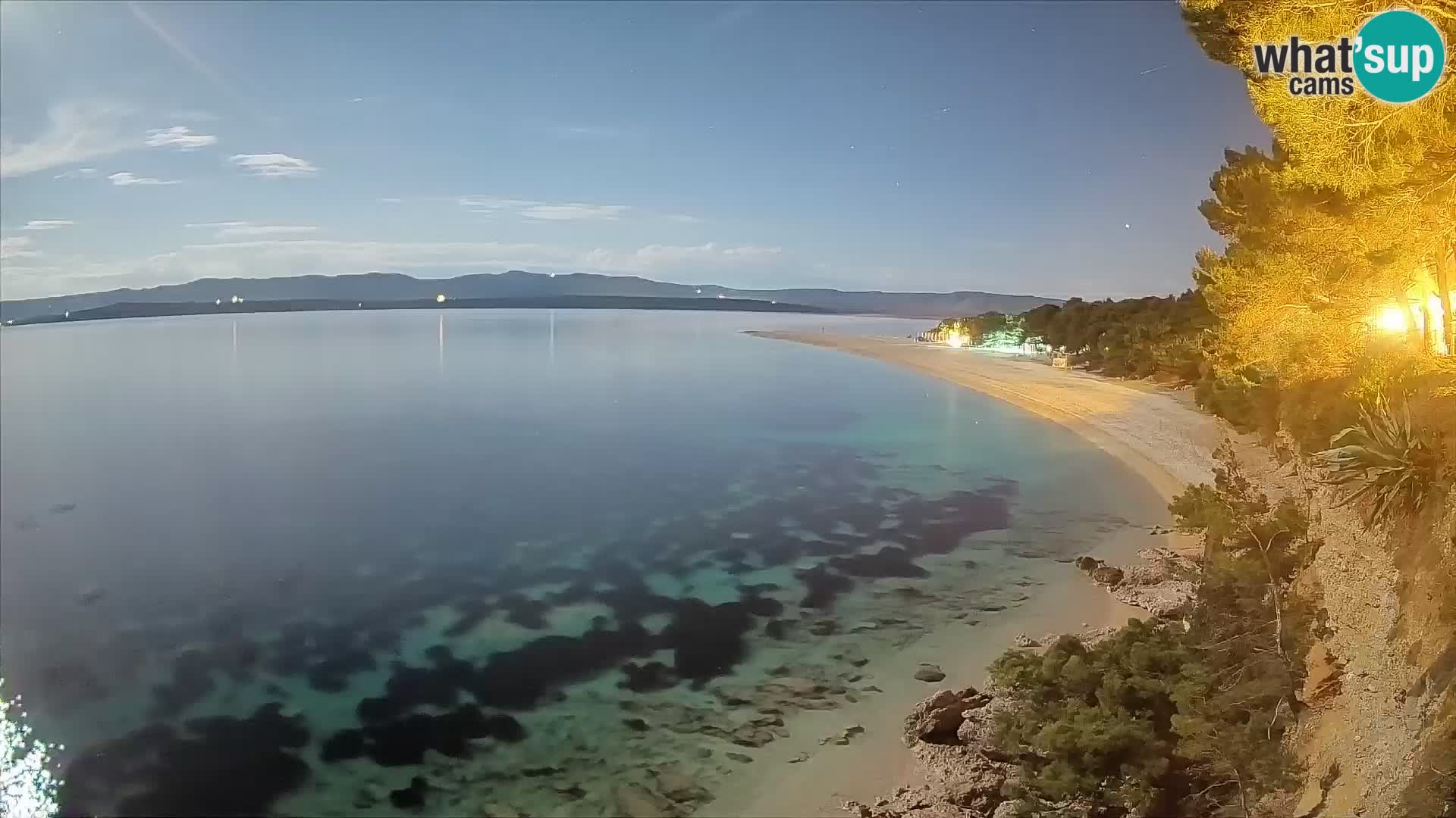 Webcam Bol Zlatni Rat – Vista en vivo desde la isla de Brač