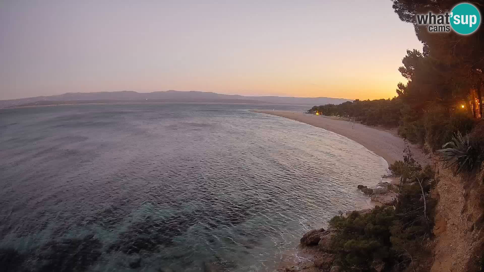 Webcam Bol Zlatni Rat – Vista en vivo desde la isla de Brač