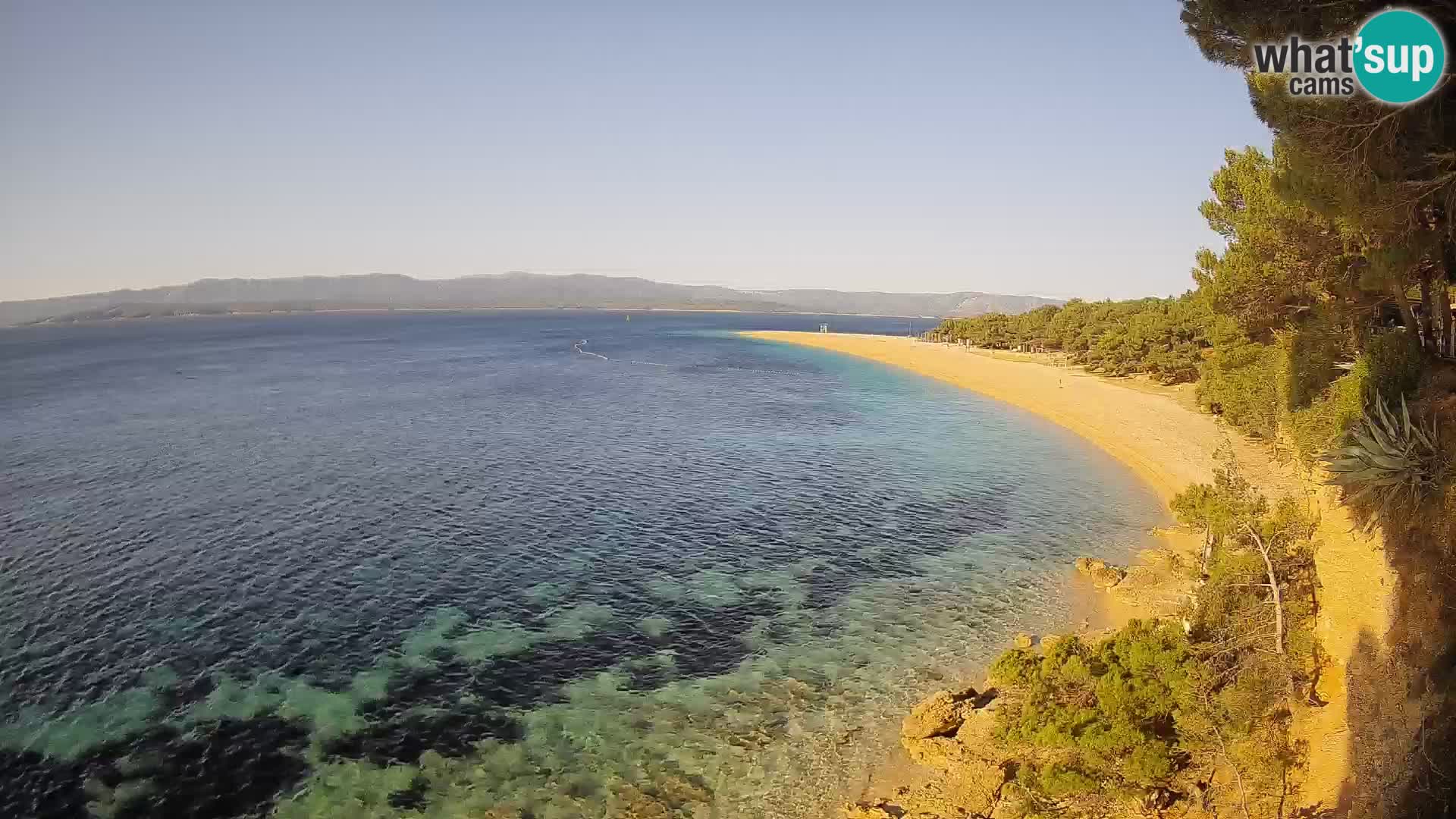 Webcam Bol Zlatni Rat – Vue en direct depuis l’île de Brač