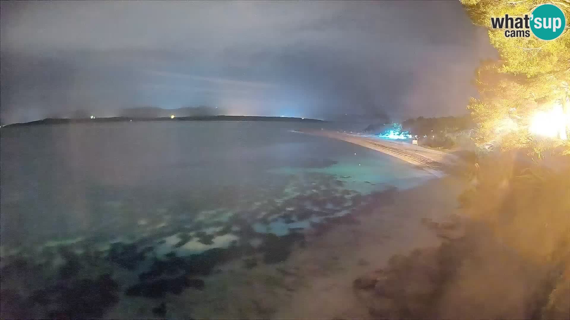 Webcam Bol Zlatni Rat – Vista en vivo desde la isla de Brač