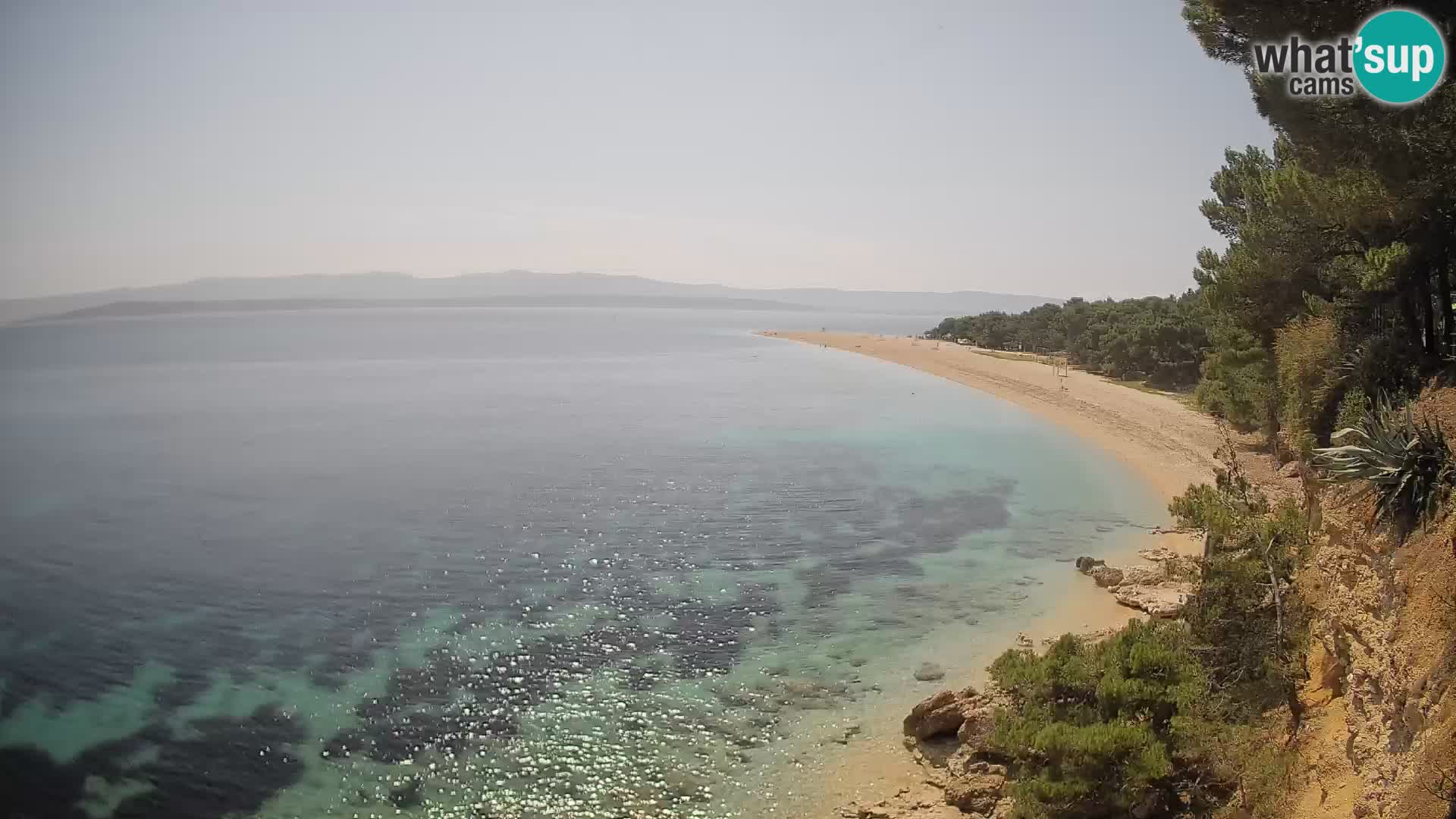 Web kamera Bol Zlatni Rat – Pogled uživo s otoka Brača