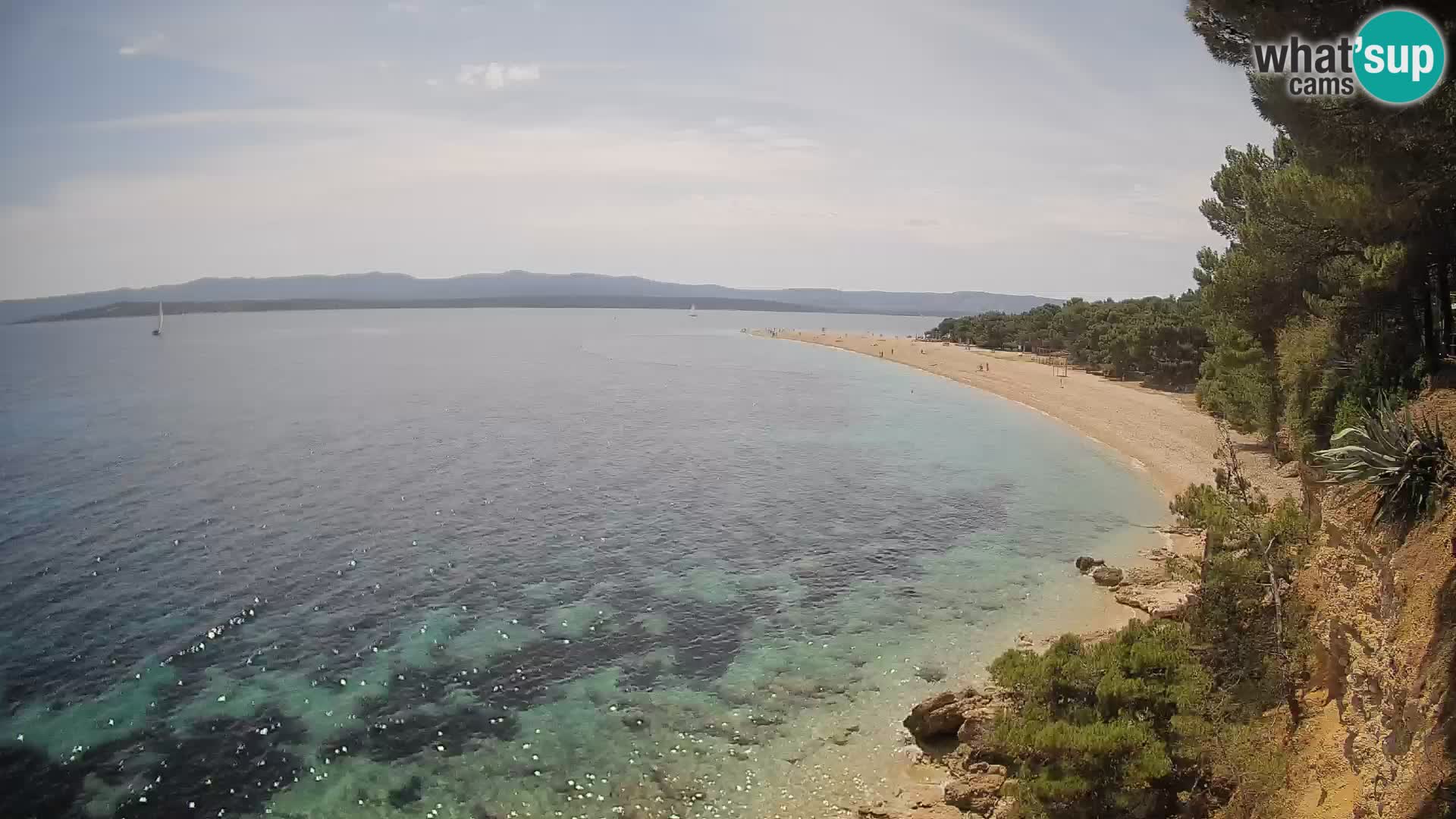 Web kamera Bol Zlatni Rat – Pogled uživo s otoka Brača
