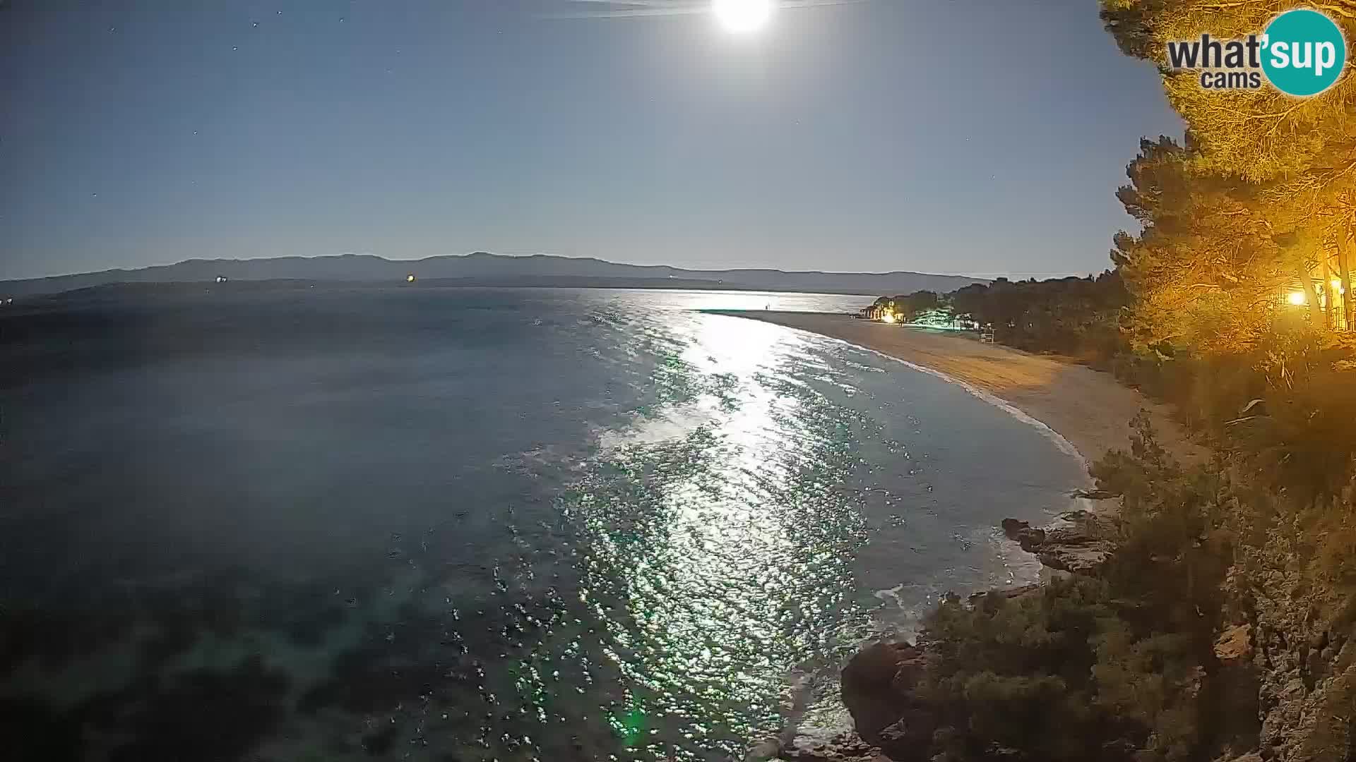 Webcam Zlatni Rat Bol – Liveblick vom berühmten Strand auf Brač