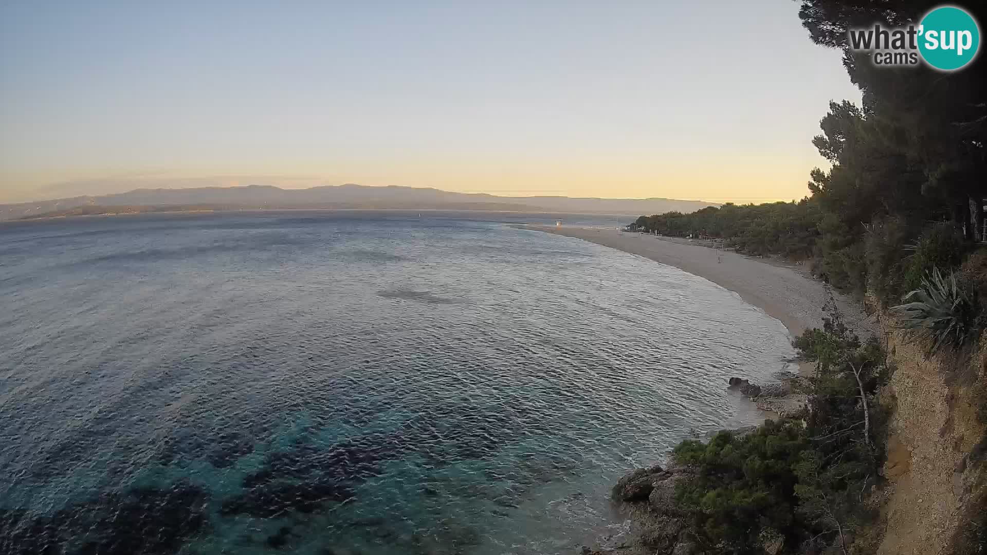 Webcam Zlatni Rat Bol – Liveblick vom berühmten Strand auf Brač